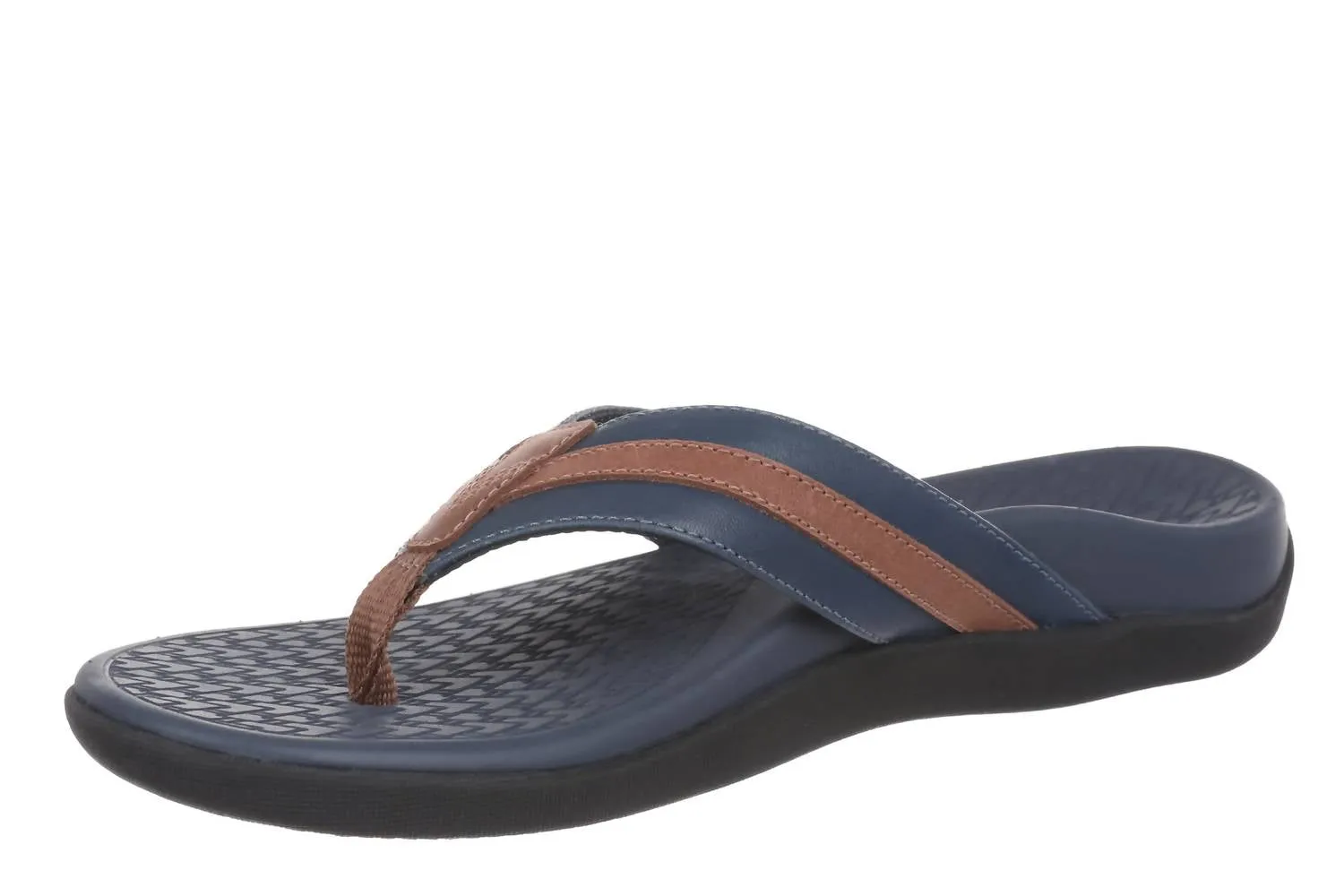 Men's Tide Ii Toe Post Sandal In In Navy Brown