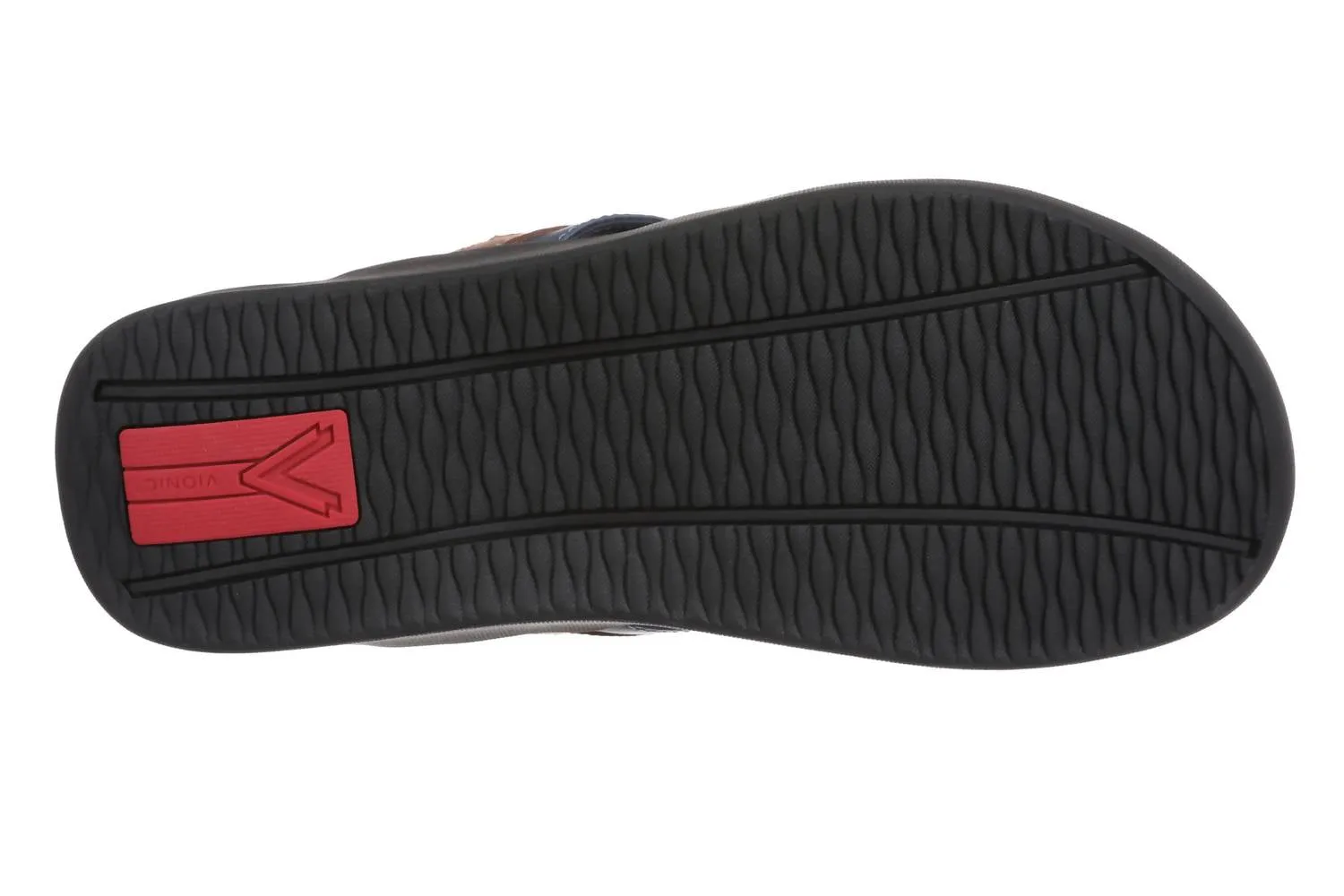 Men's Tide Ii Toe Post Sandal In In Navy Brown