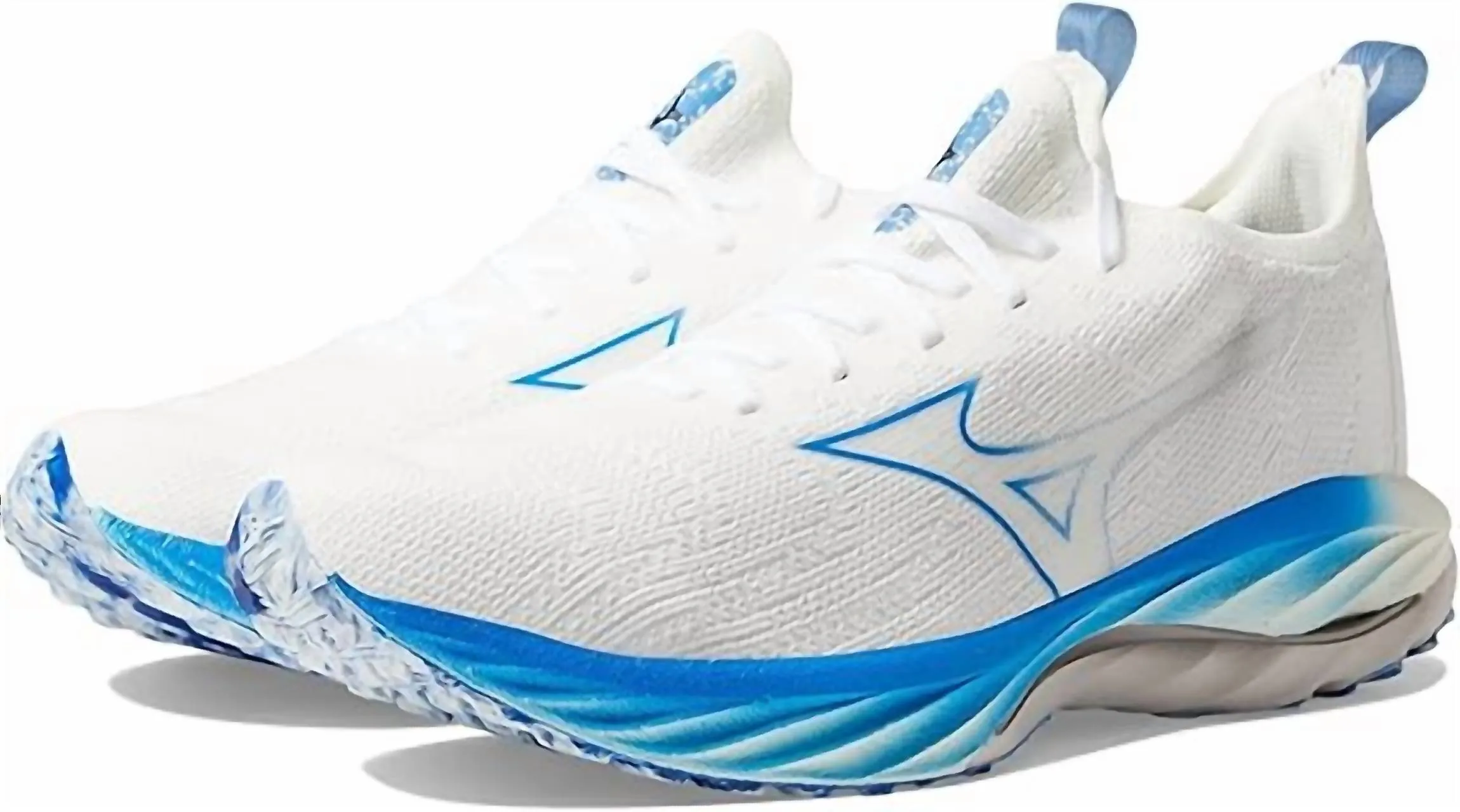 Men's Wave Neo Wind Running Shoe In Undyed White-Peace Blue