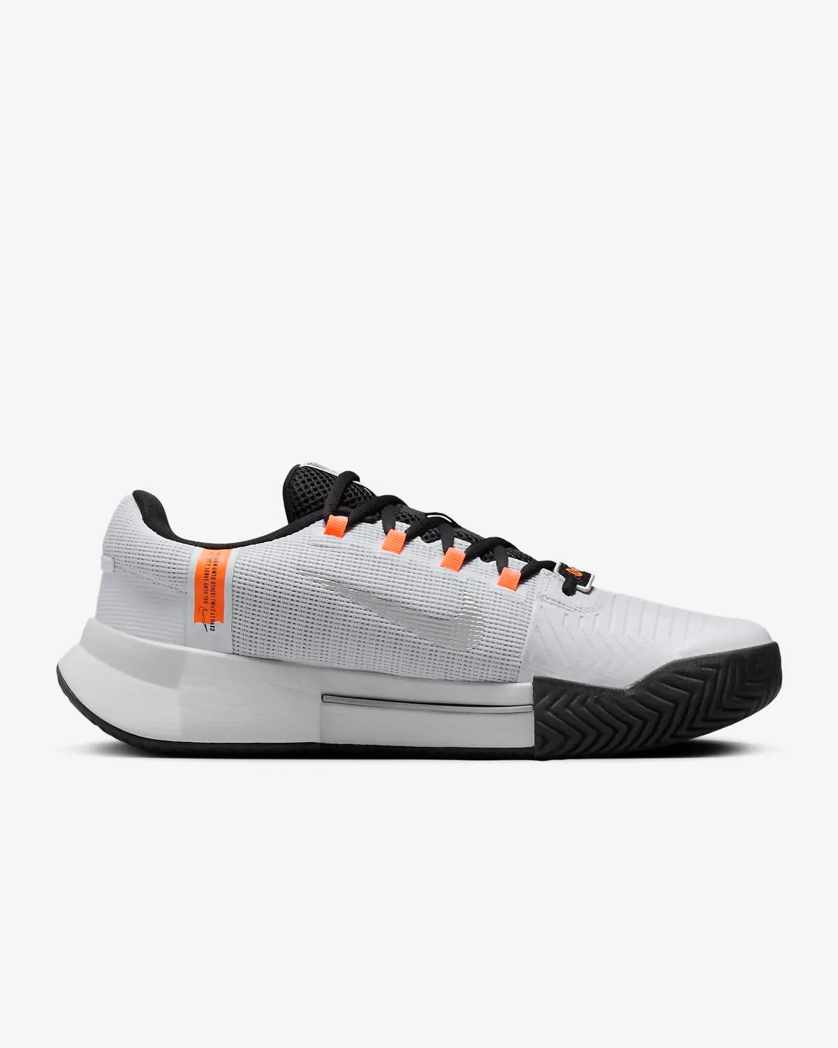 Men's Zoom Gp Challenge 1 Hc Prm Shoes In Pure Platinum/black/hyper Crimson/white