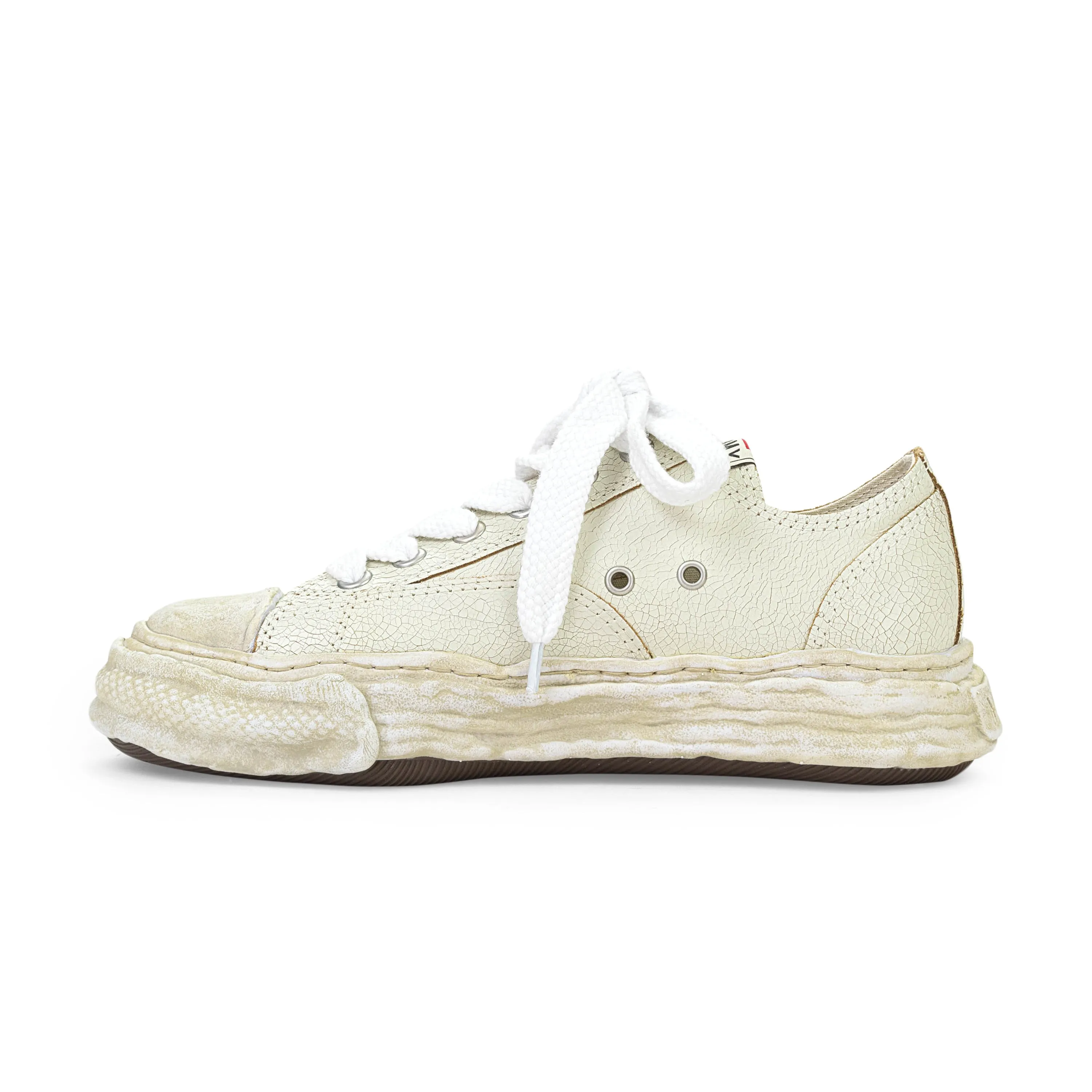 MMY PETERSON LOW CRACKING WHITE LOW-TOP SNEAKER