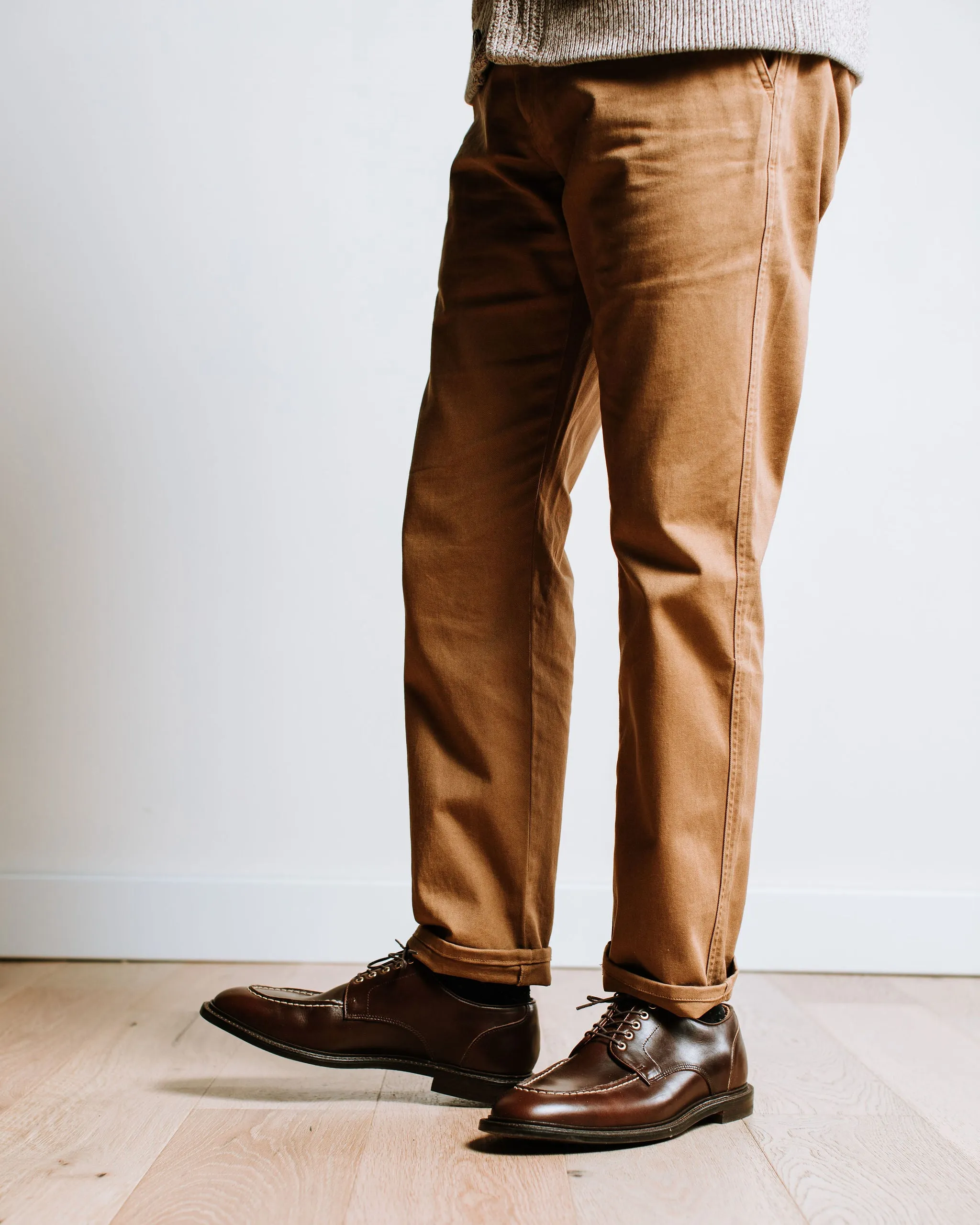 Moc Toe Derby Crimson Chromexcel