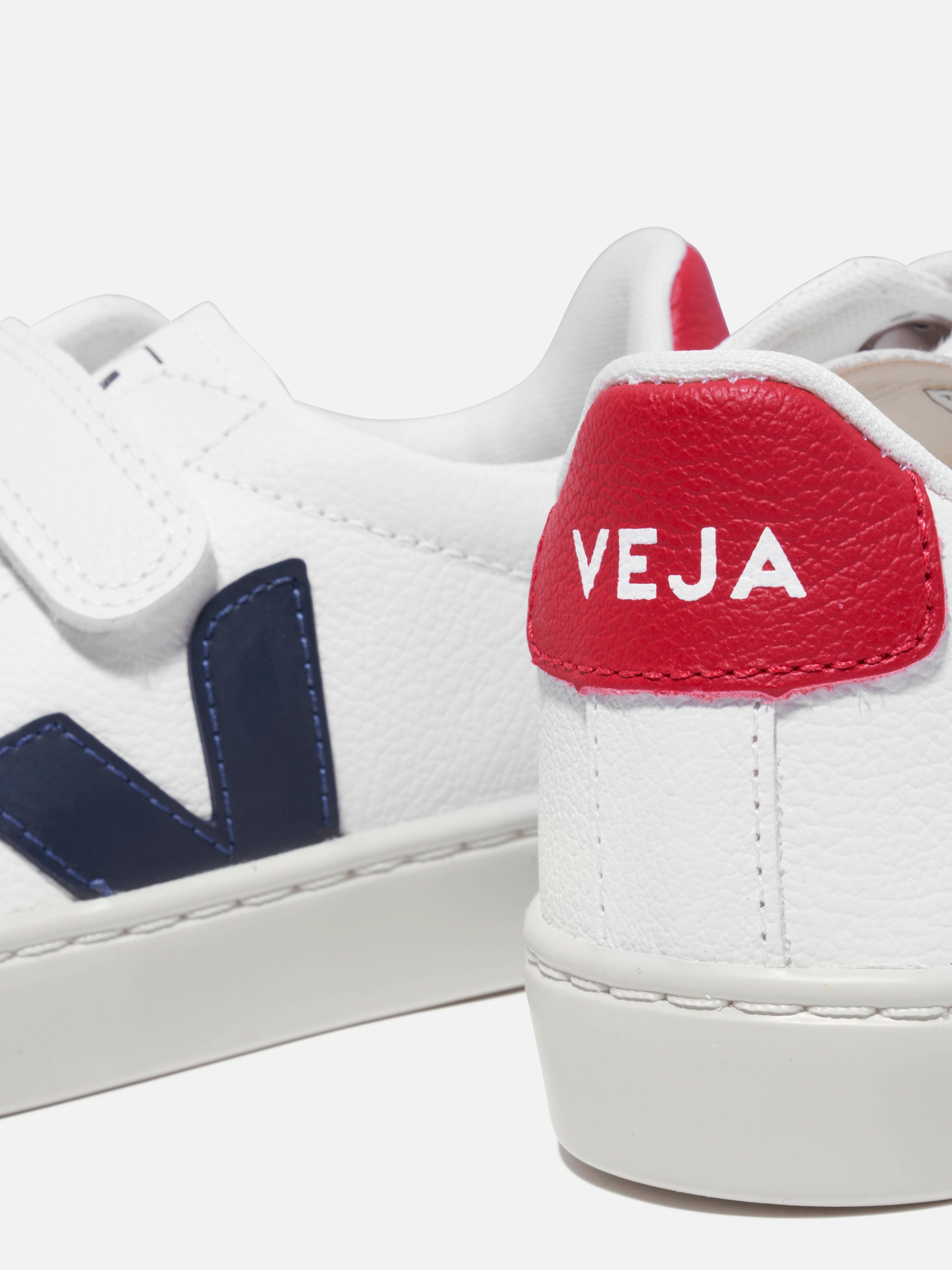 Best For Workouts Veja Kids Small Esplar Velcro Trainers in White WomenS Evening Clutch