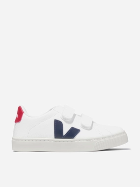 Modern Design Veja Kids Small Esplar Velcro Trainers in White Free shipping offer Luxury Feel