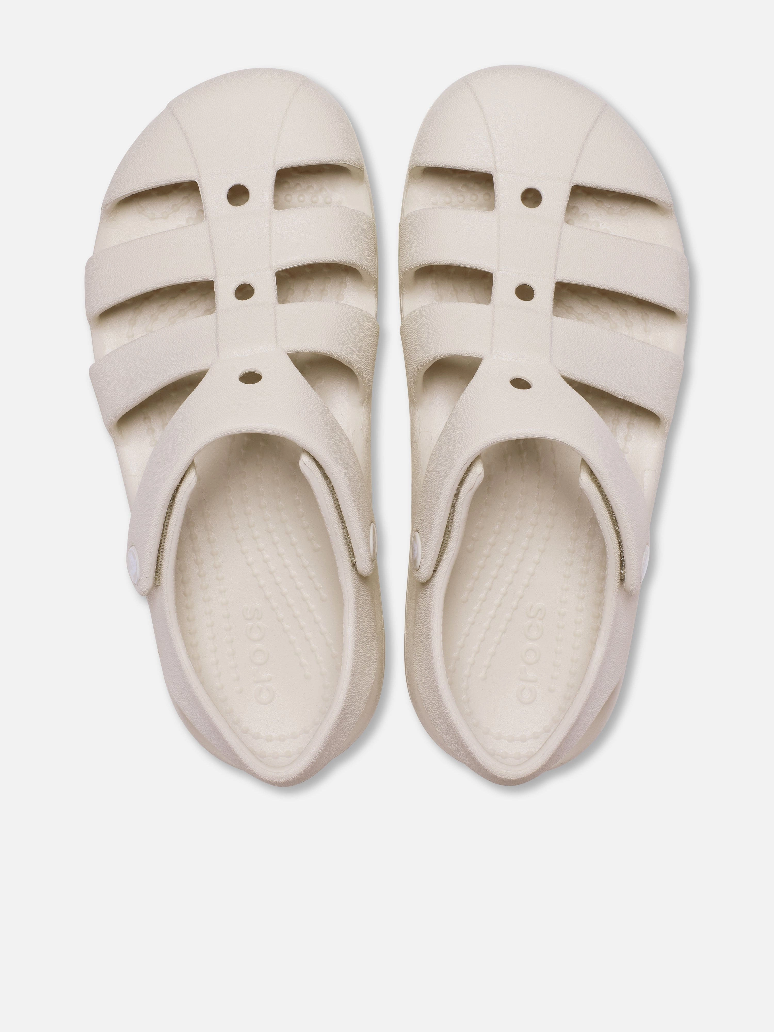 Flawless Finish Girls Classic Fisherman Sandals in Beige Travel-Friendly