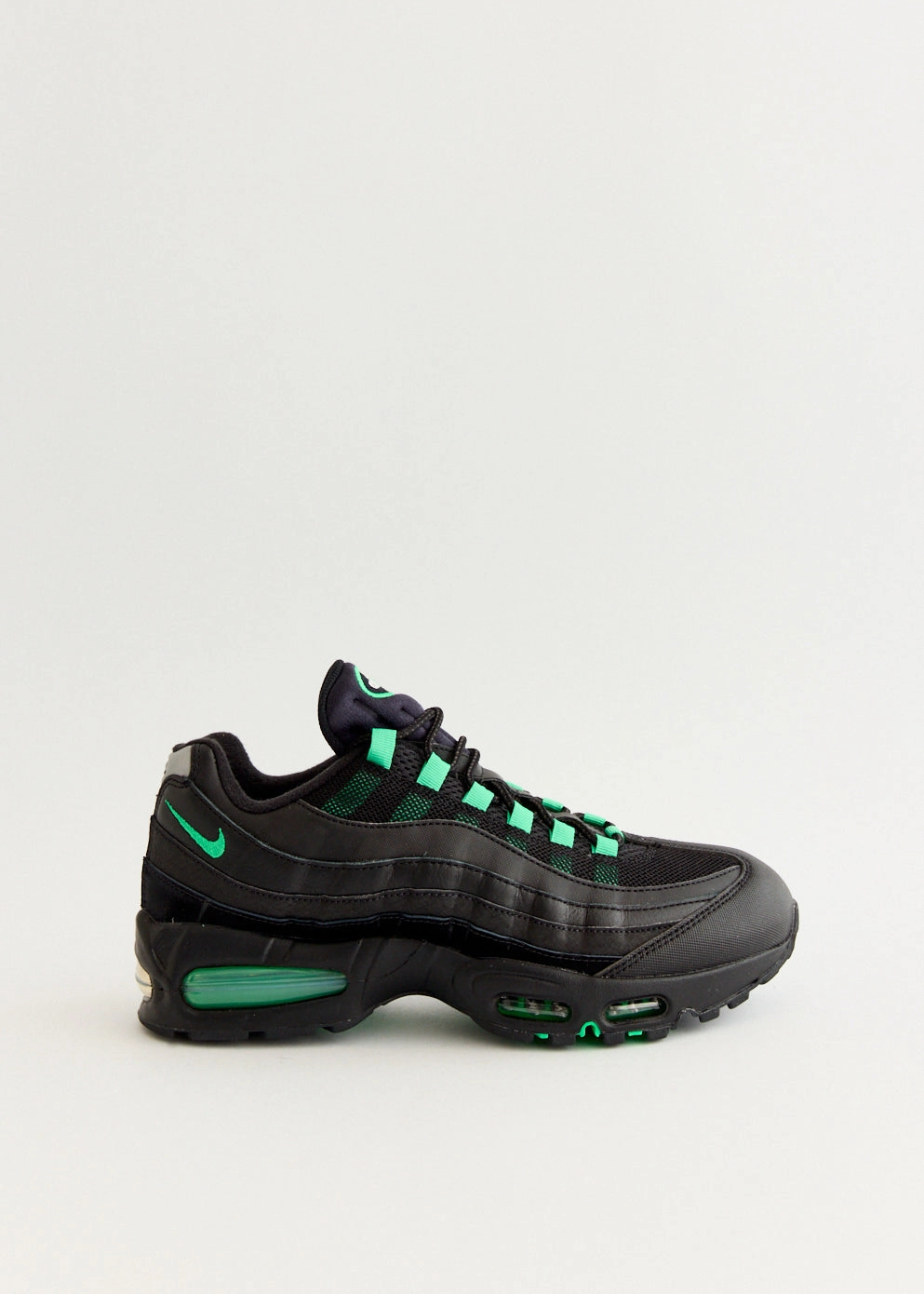 Vinyl Air Max 95 OG 'Black Green Shock' Sneakers Travel Must-Pack Wear It, Love It