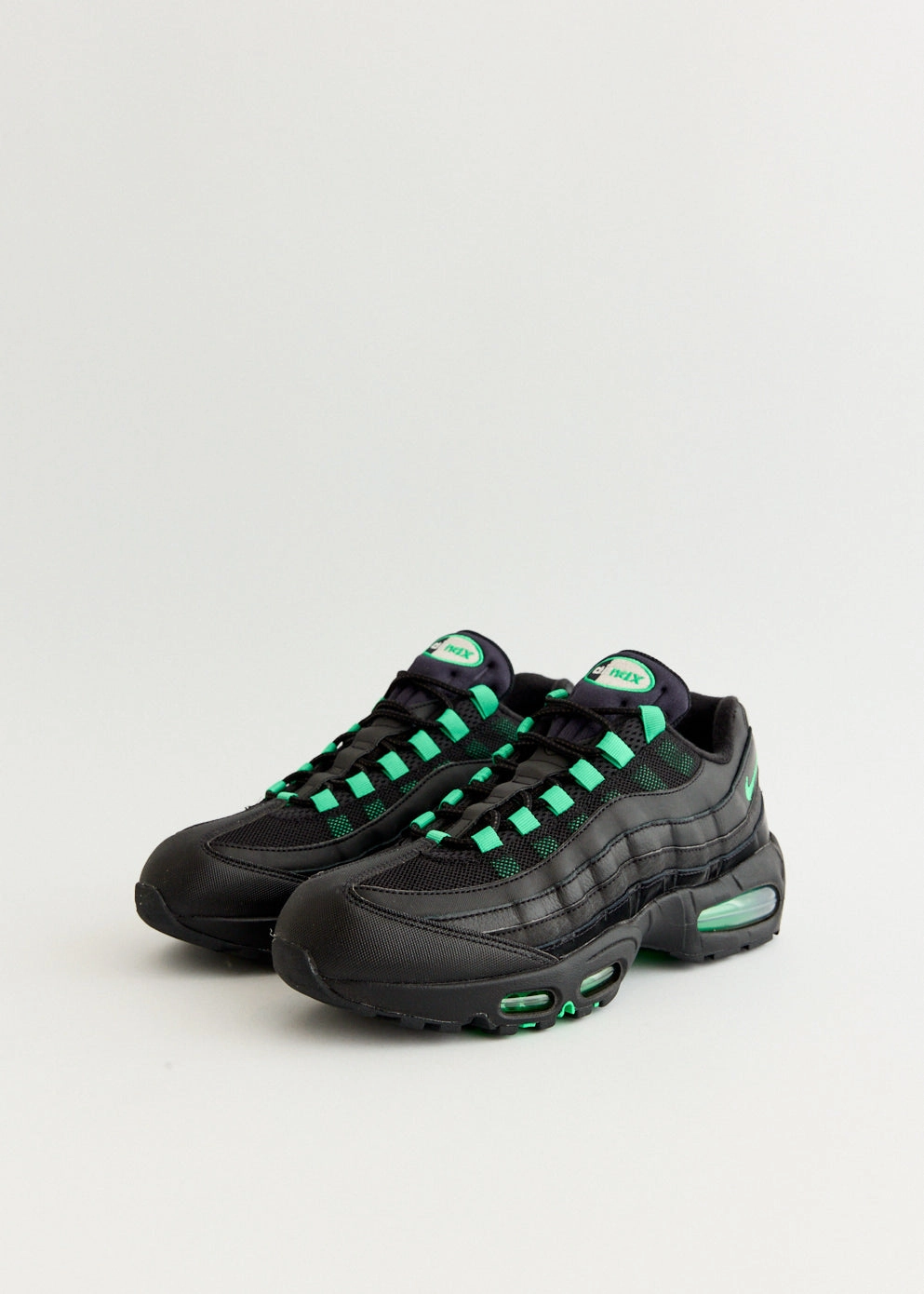 Stay Comfortable All Day, Vegan Leather Shoulder Bag Air Max 95 OG 'Black Green Shock' Sneakers