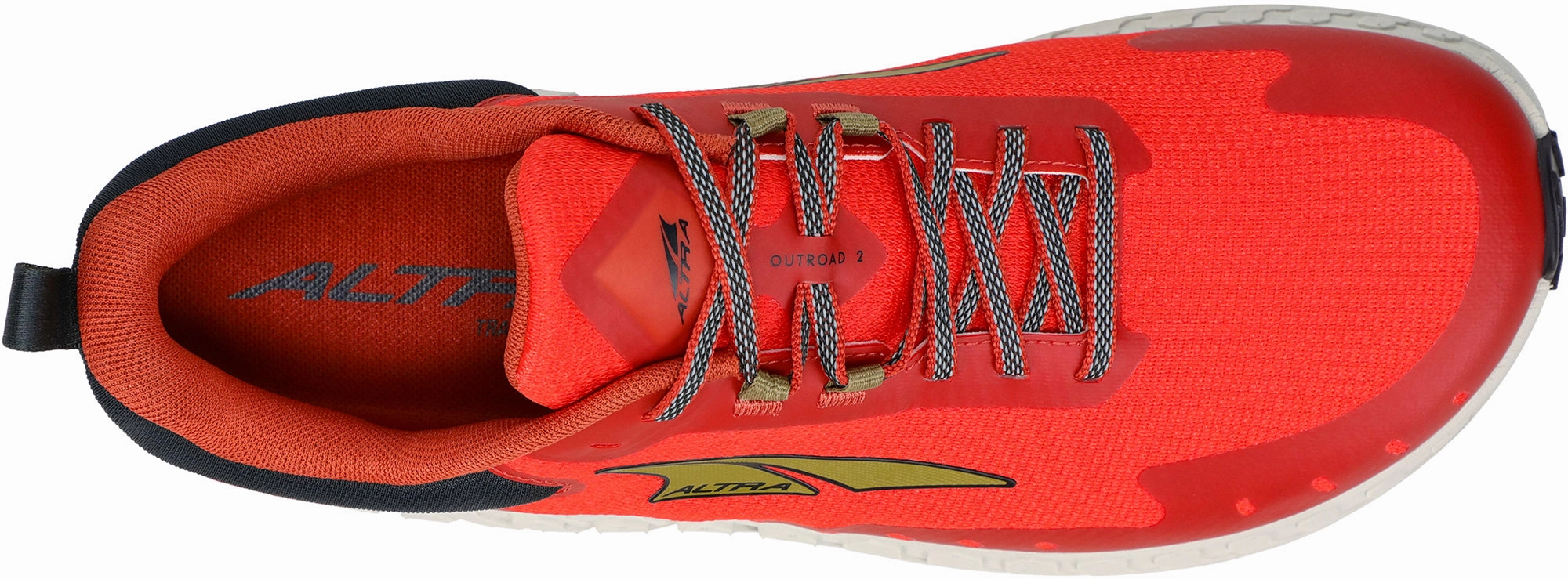Croc-Embossed Altra Outroad 2 Mens Trail Running Shoes - Red Elevate Every Day
