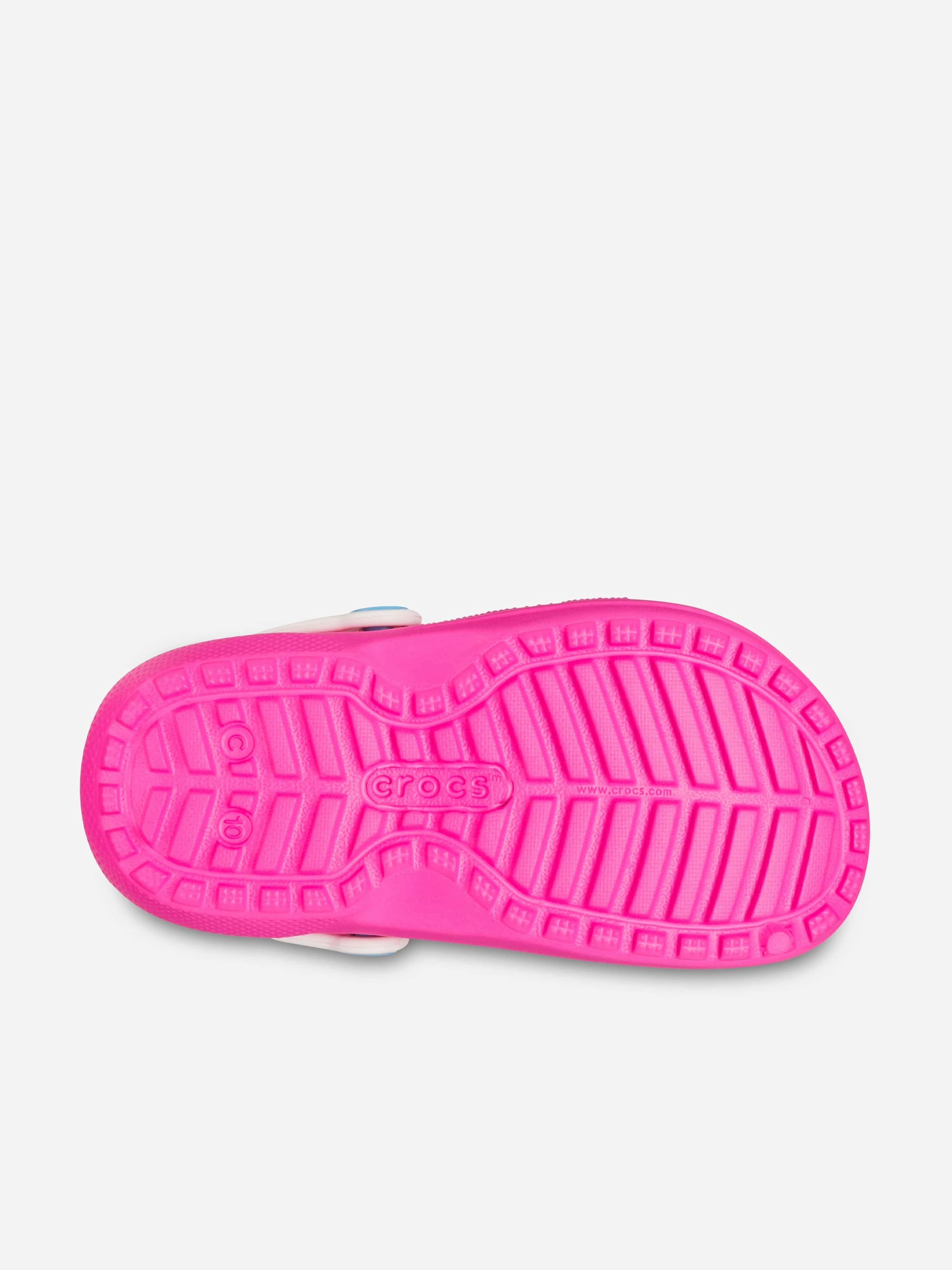 On The Go Style Crocs Girls Classic Lined Clog in Pink