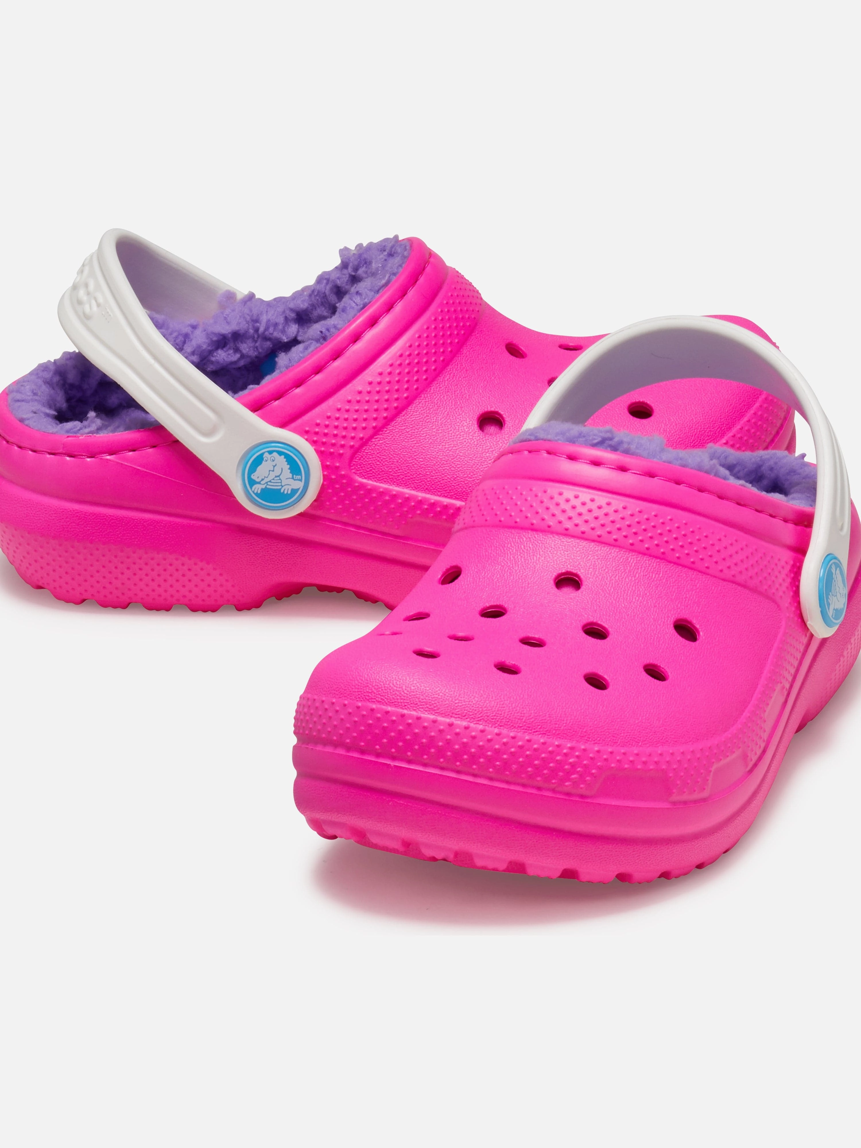 For Every Occasion Crocs Girls Classic Lined Clog in Pink