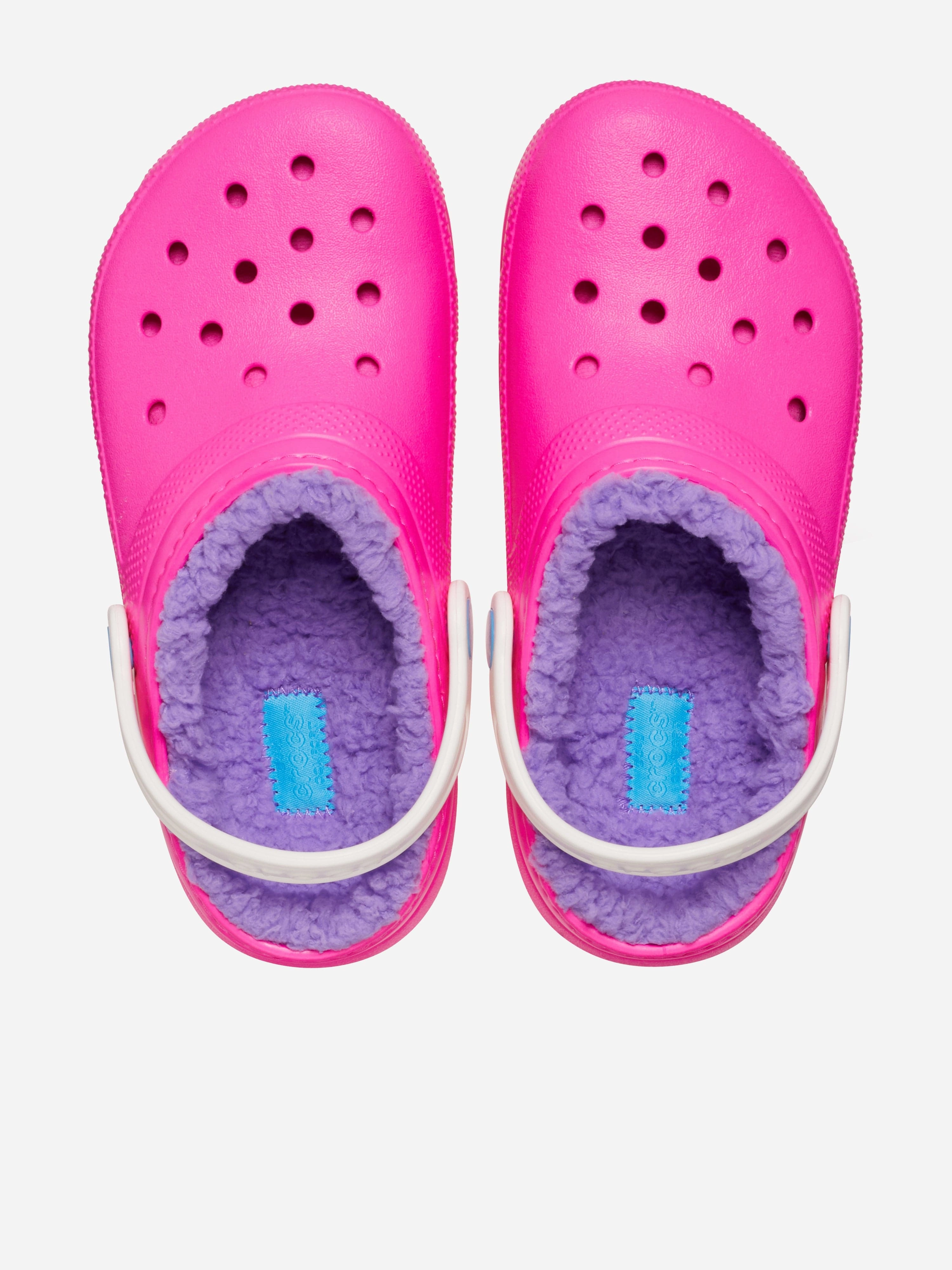 Crafted For Style Crocs Girls Classic Lined Clog in Pink Buy Now