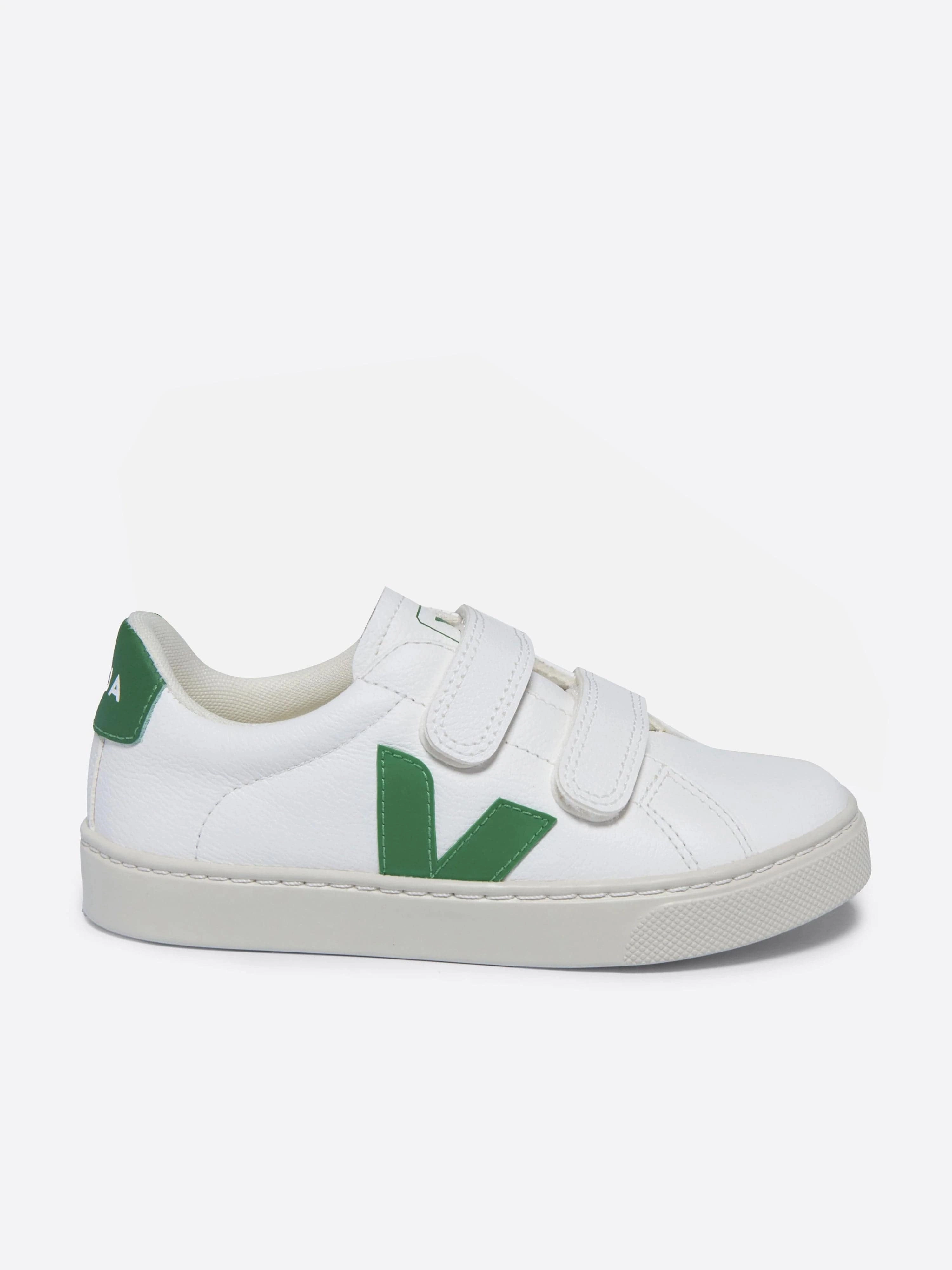 Nearly Out of Stock Veja Kids Esplar ChromeFree Leather Trainers in White Limited-time benefit purchase Shop Exclusive Styles, Style Meets Function, Buy Now