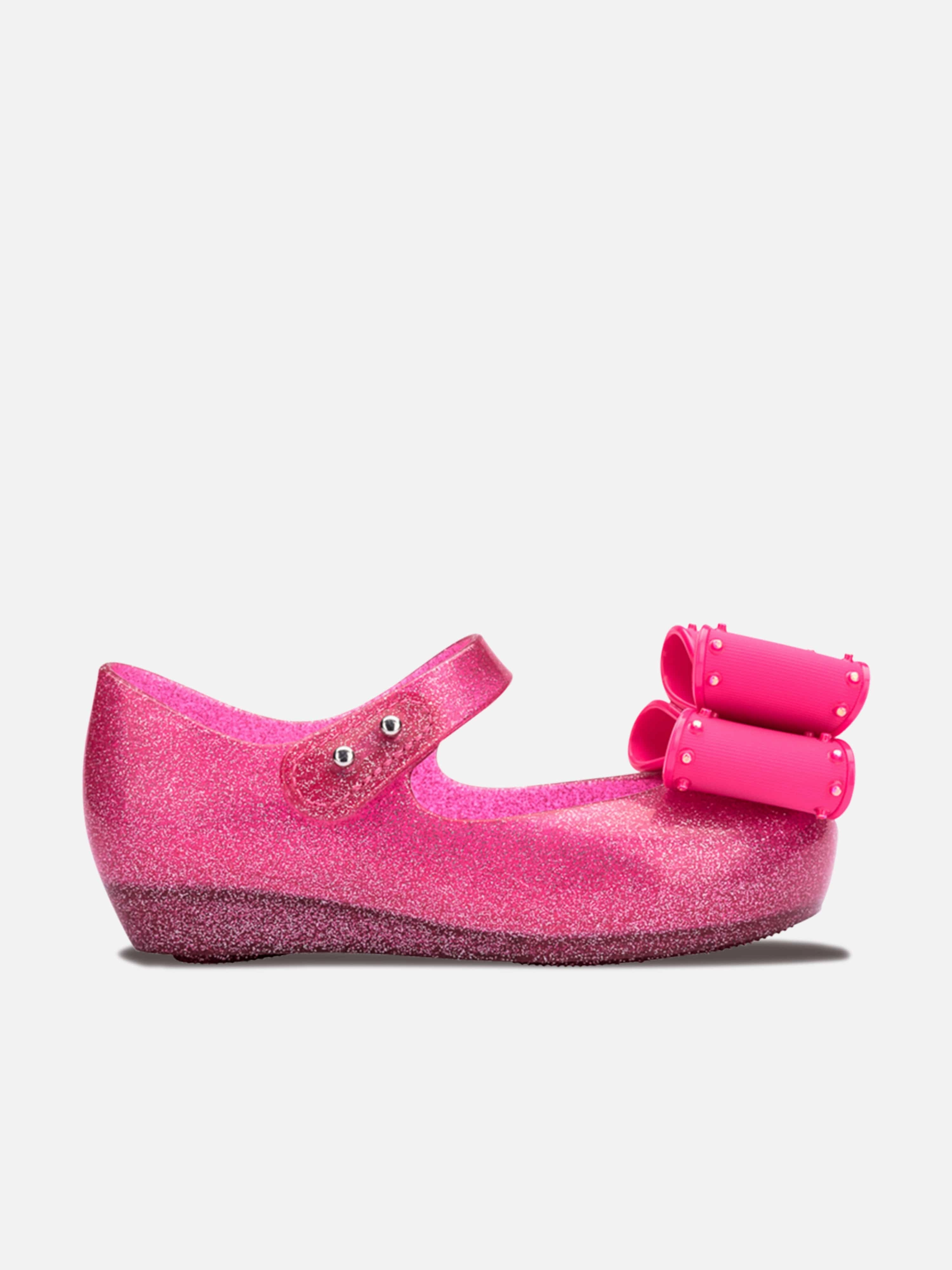Elevate Every Day New Arrival Girls Ultragirl Classic Bow Ballerinas in Pink Step discount