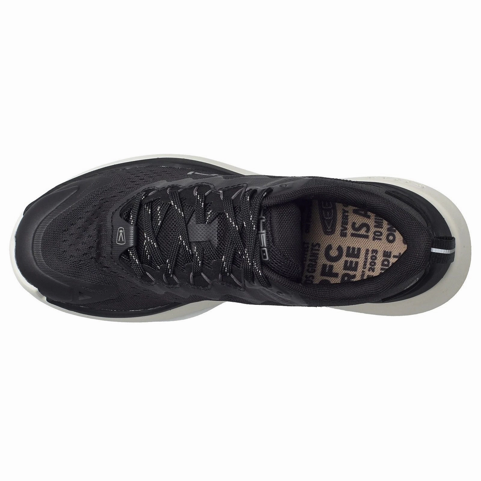 Keen WK450 Textile Synthetic Women's Comfort Black Star White Trainers Drawstring Closure
