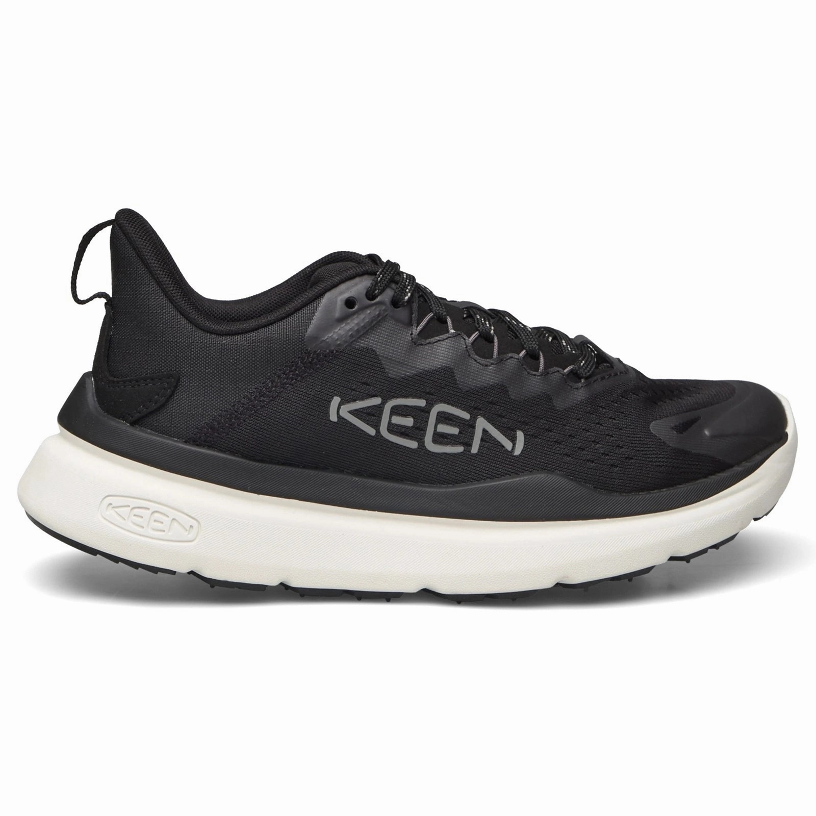 Metallic, Luxury New arrival Keen WK450 Textile Synthetic Women's Comfort Black Star White Trainers Classic color offer
