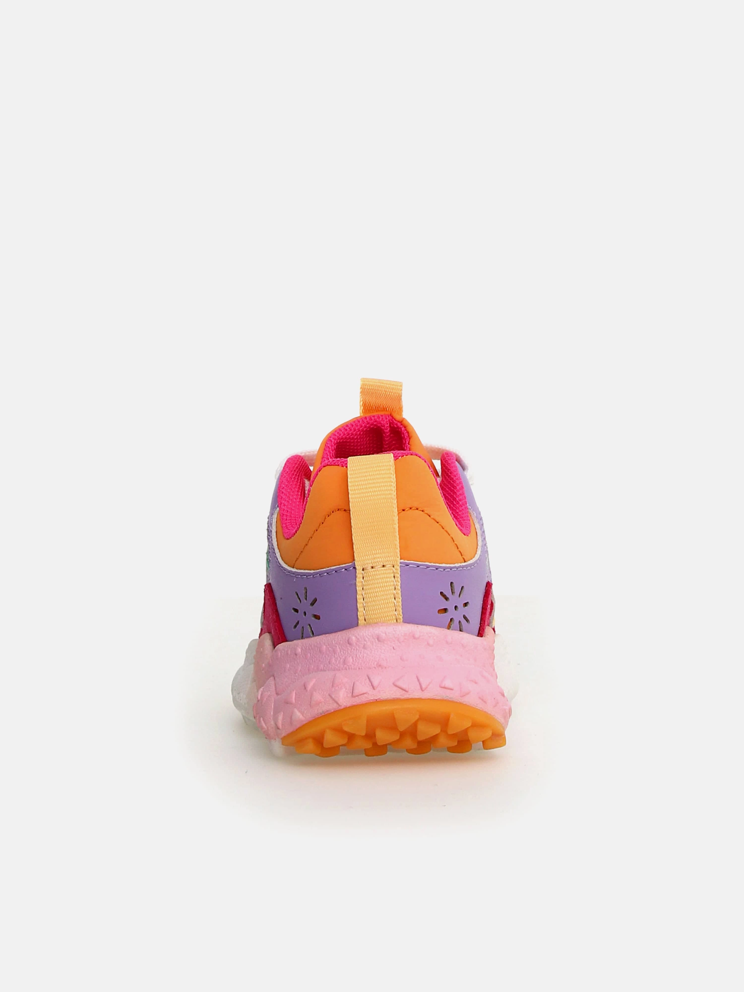 Built For Movement, Pastel Pink Mini Handbag Kids Saburo Trainers in Multicolour