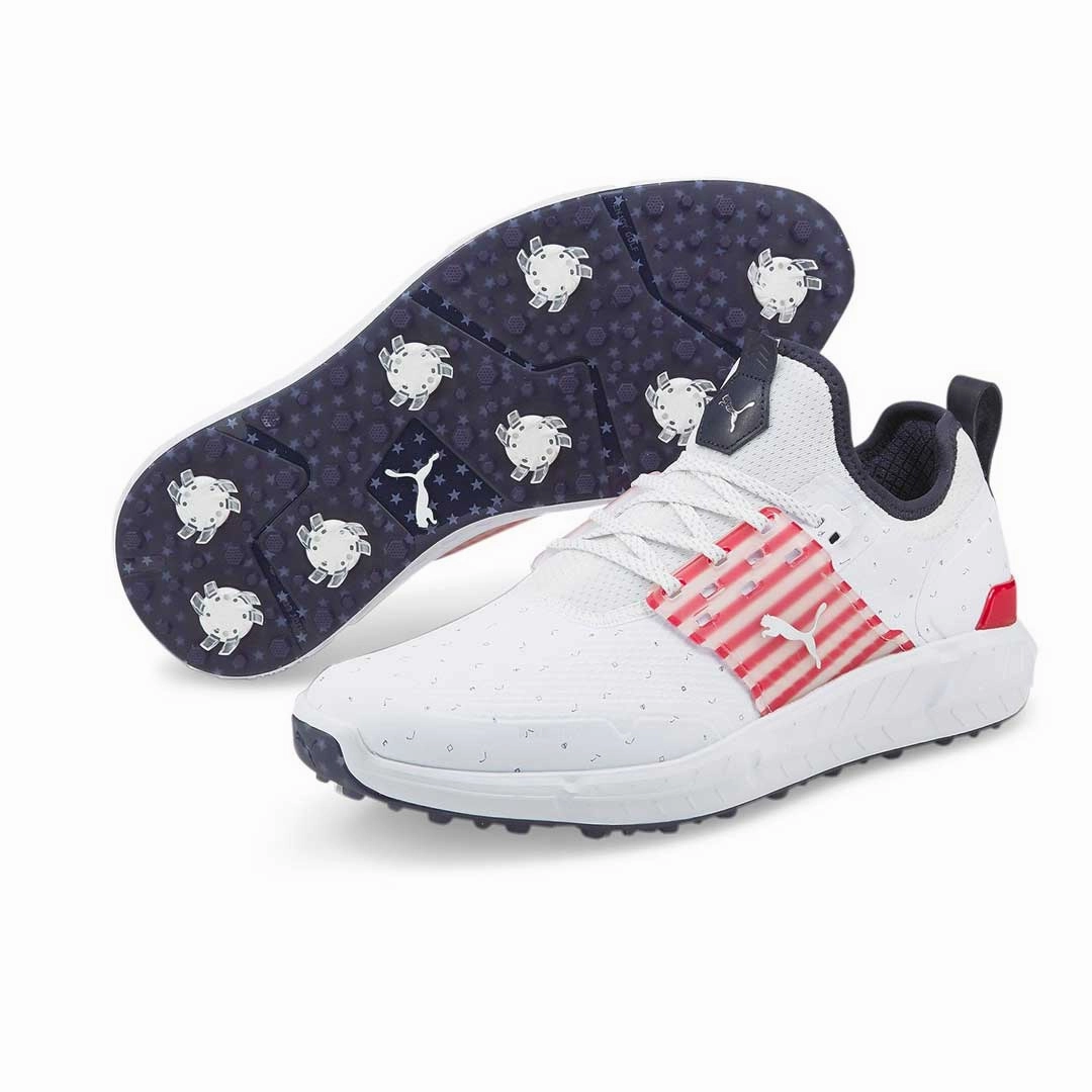 Metallic Puma - Men's Ignite Articulate Love Golf Shoes (376415 01) Tap To View