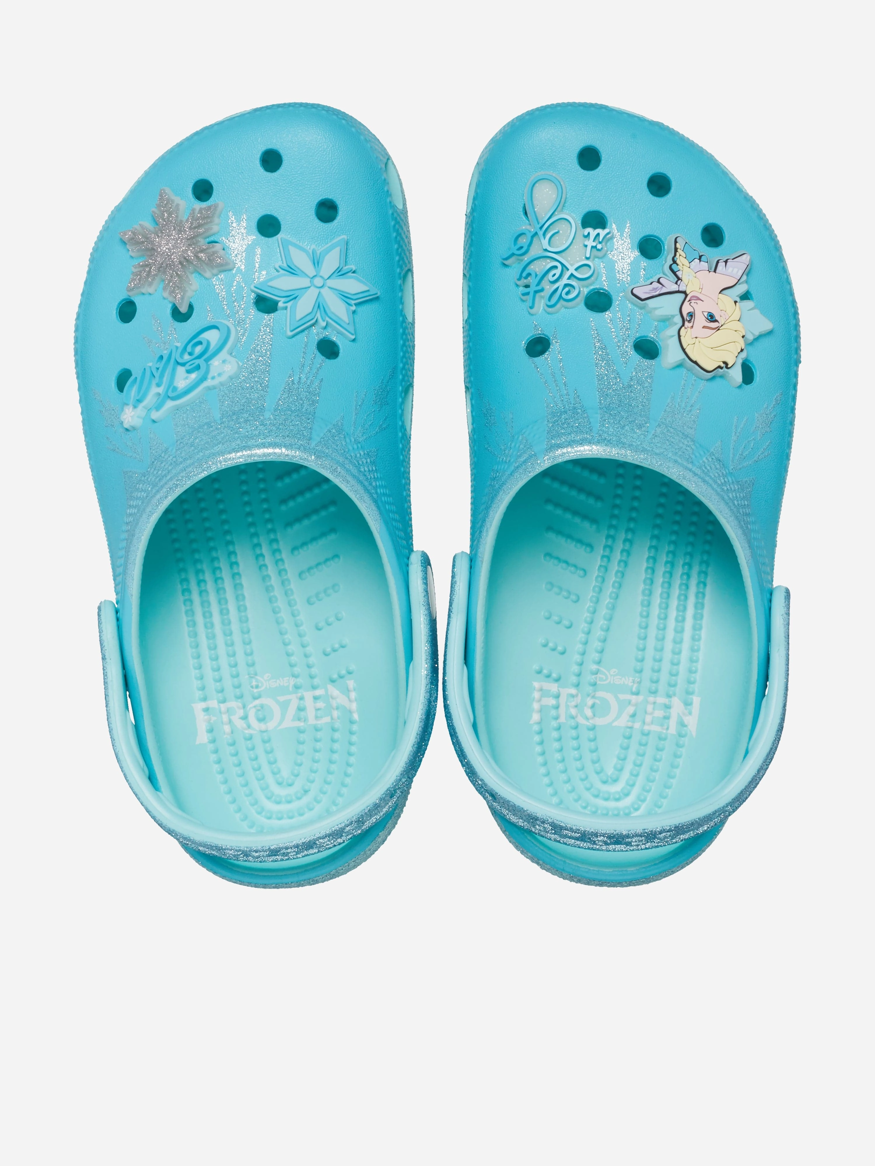 Ready For The Outdoors Crocs Girls Frozen Elsa Classic Clog in Blue