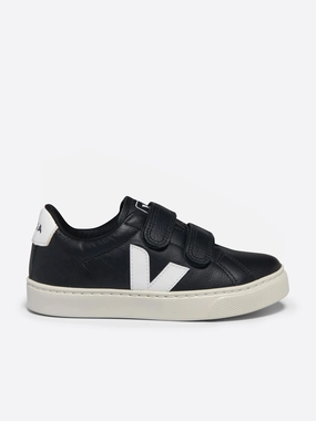 New Tech Kids Leather Esplar Trainers in Black Free returns Nylon, Breathable Build, Business