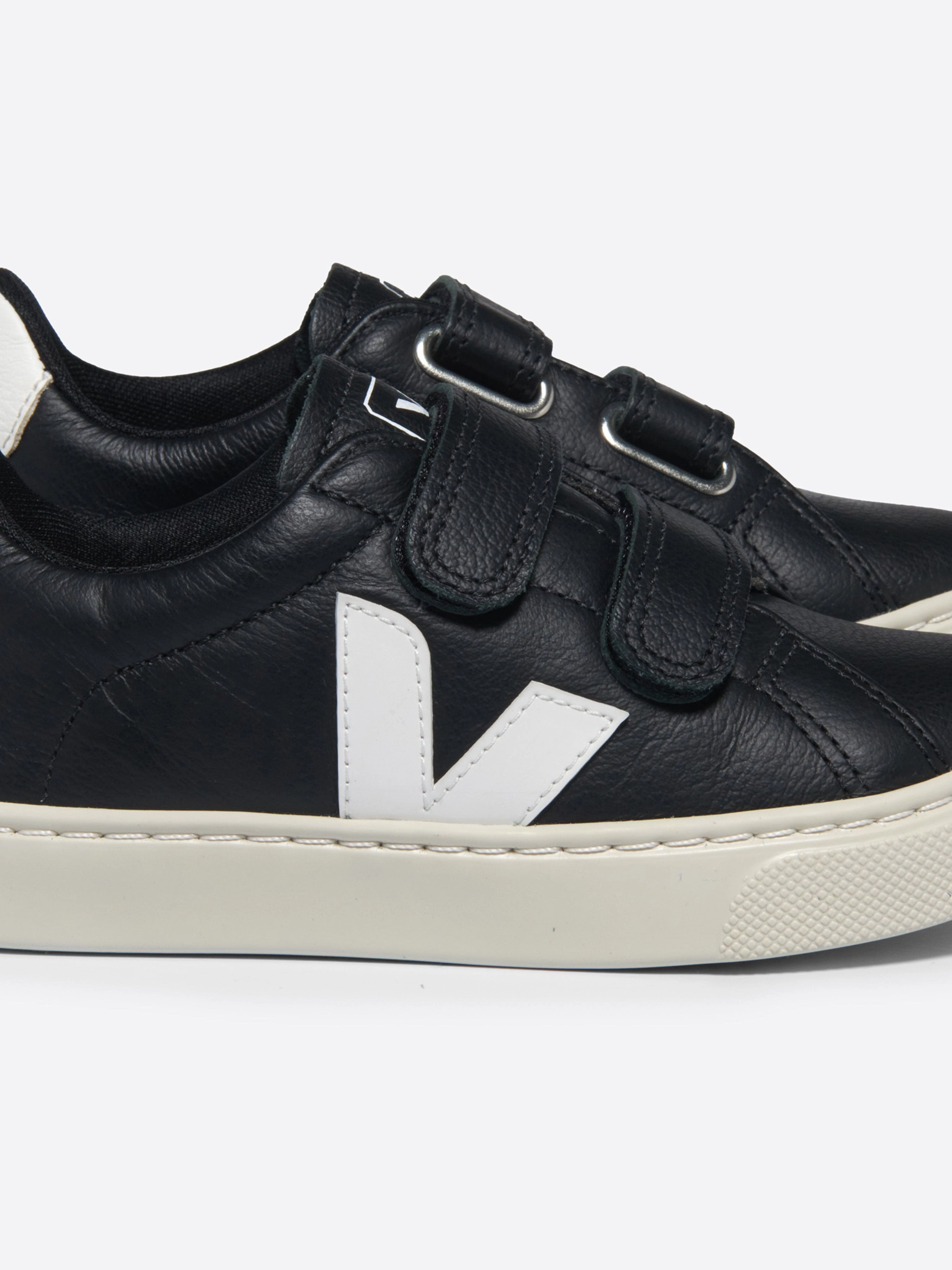 Kids Leather Esplar Trainers in Black Metallic Gold Evening Bag, Designer, Claim Your Deal
