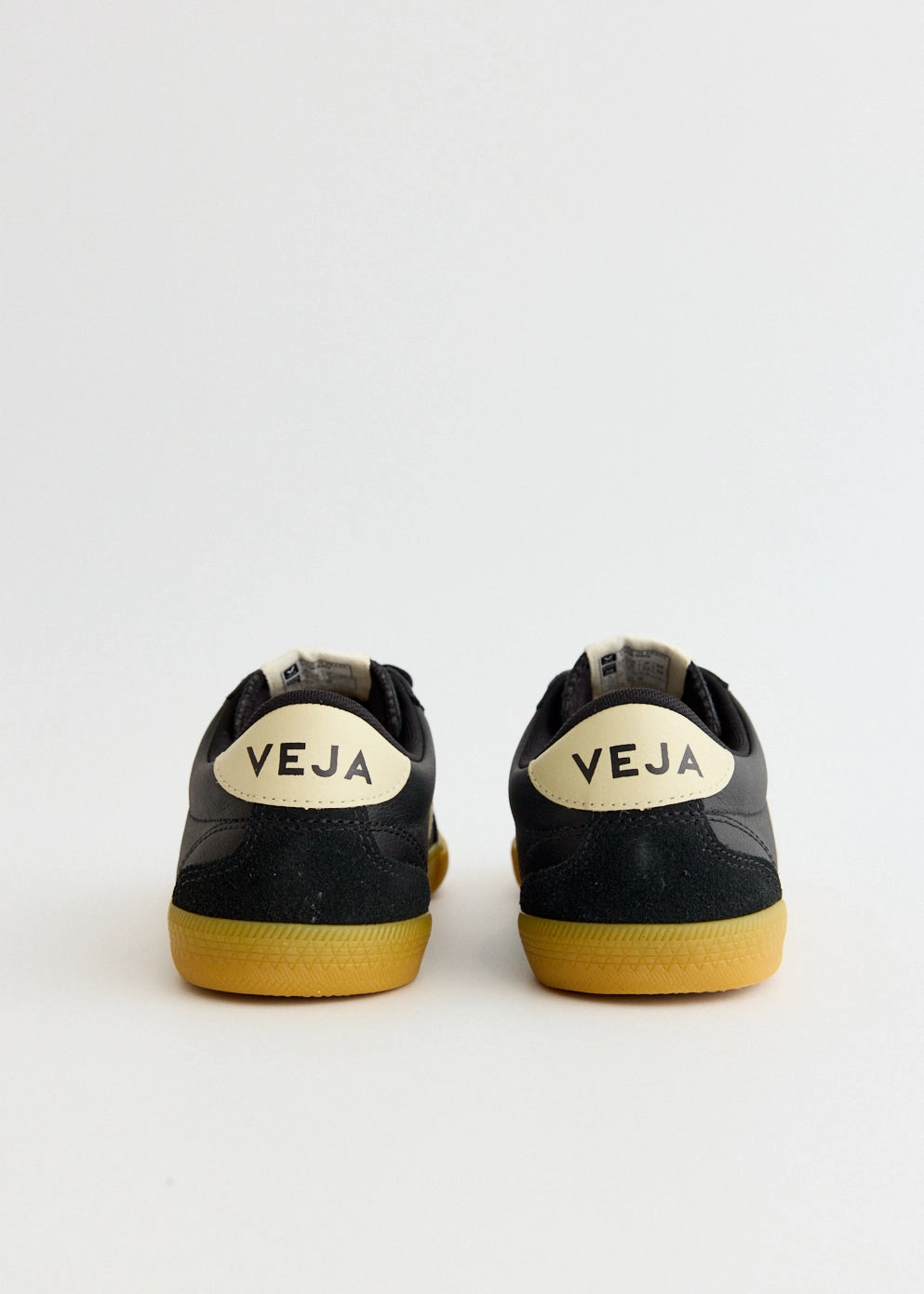 Metallic Leather Volley Sneakers
