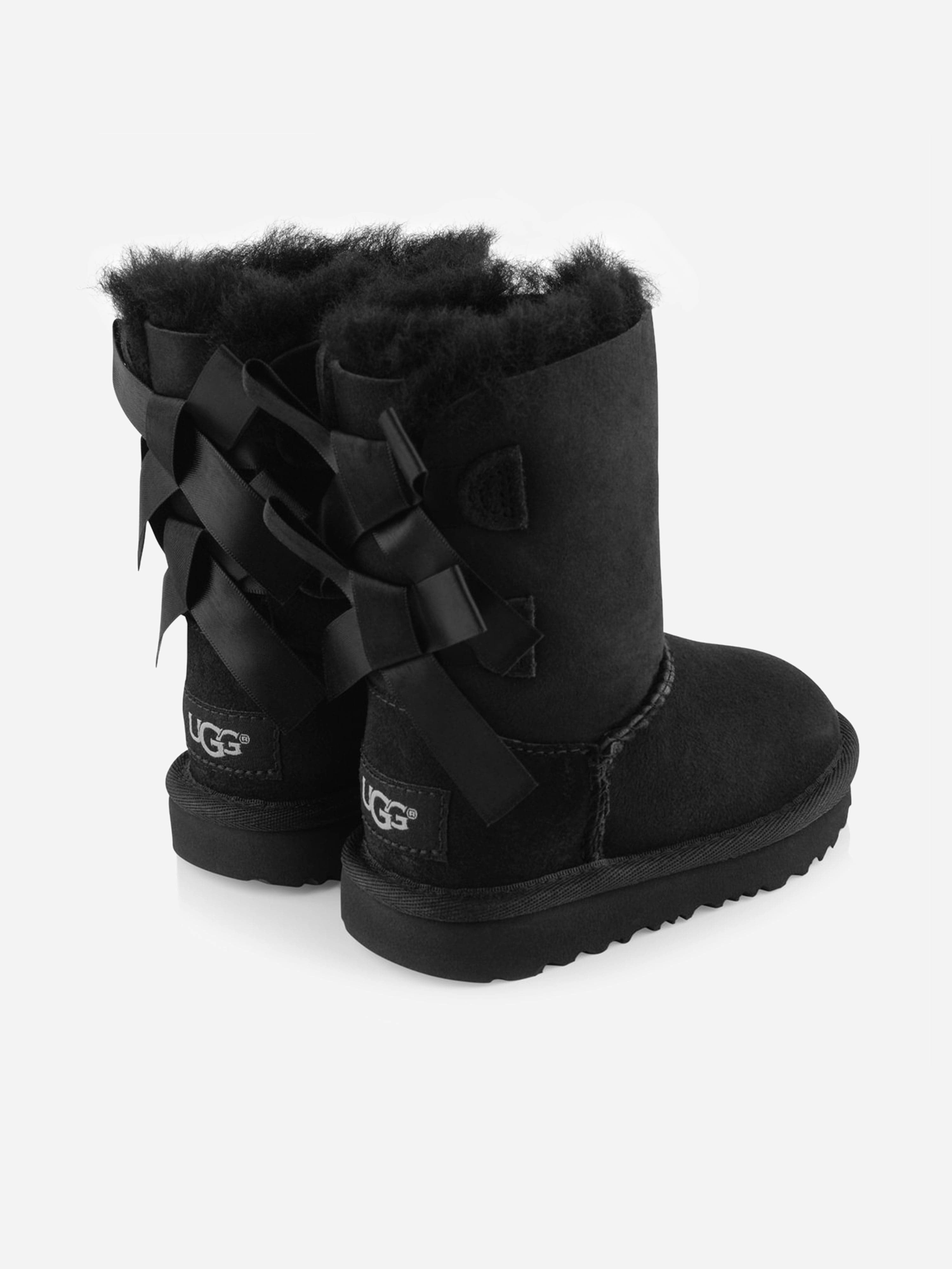 Minimalist Vibe, Perfect For Daily Use UGG Girls Suede Bailey Bow II Boots