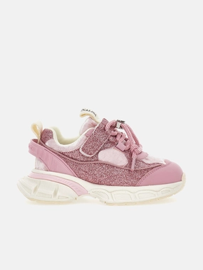 Ready To Ship Niche style special Girls Chunky Glitter Trainers in Pink Comprehensive Satisfaction Sleek & Modern