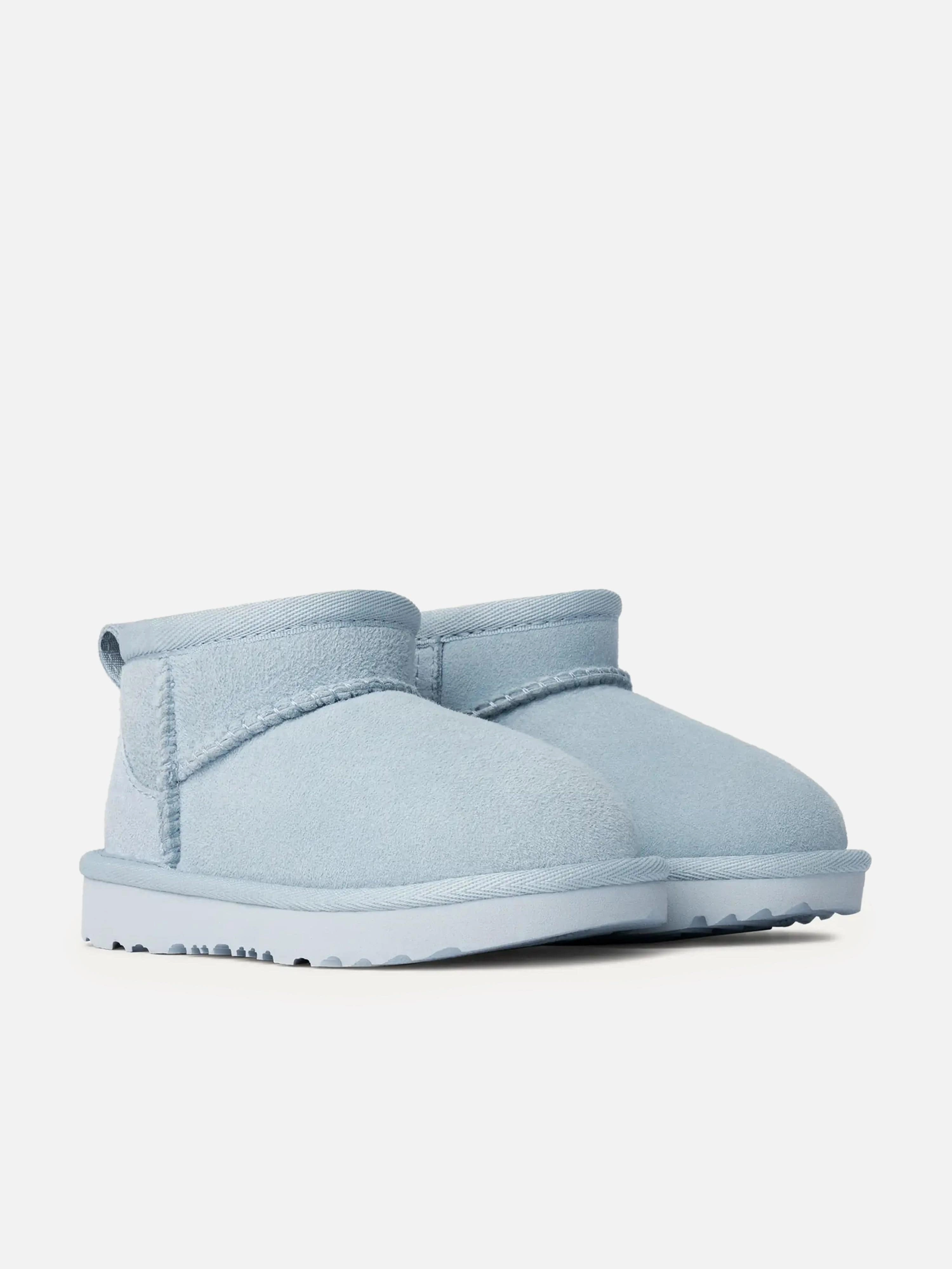 Water-Resistant Kids Classic Ultra Mini Boots in Blue Top Seller This Week