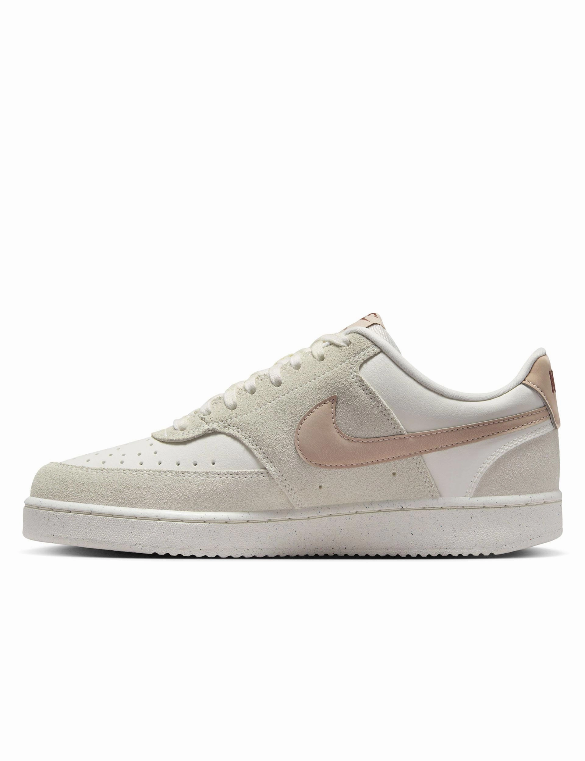 Formal, Inspired By Nature, Durable Court Vision Low Shoes - Phantom/Fossil Stone/Light Bone