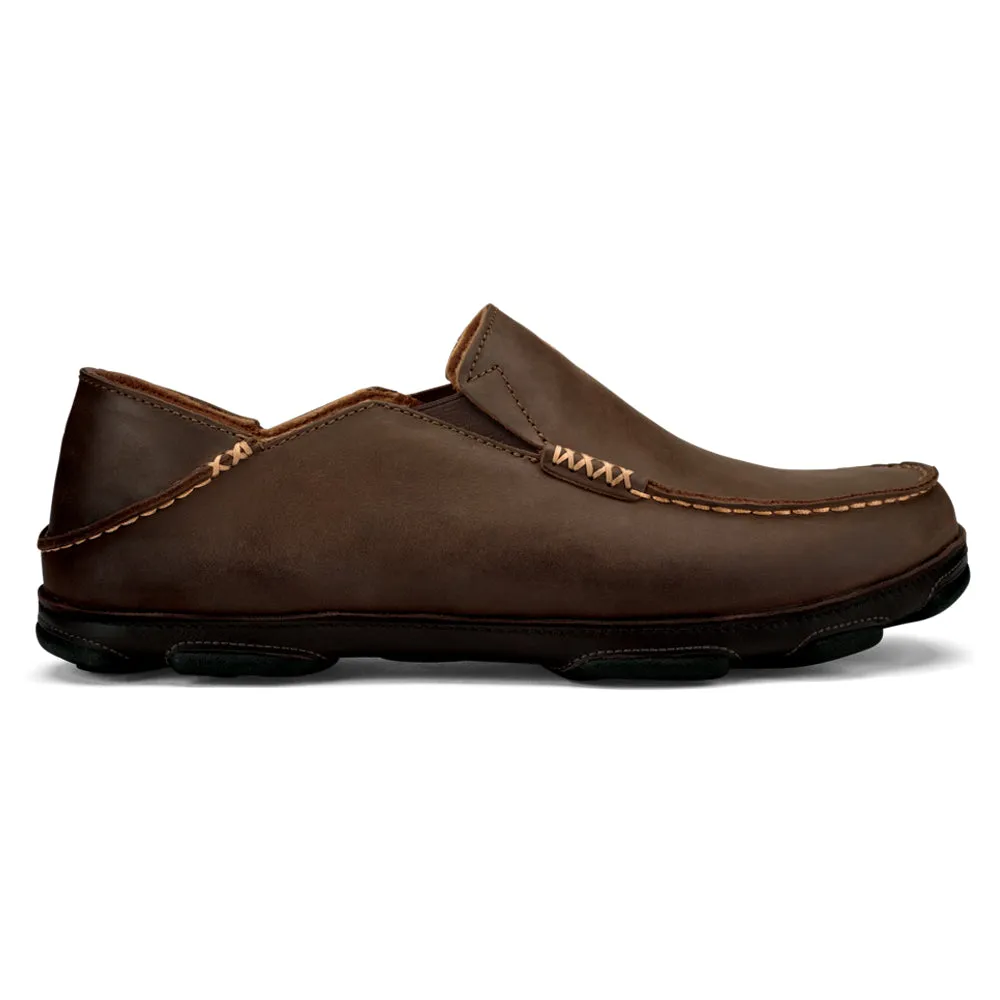 OluKai Molo Slip-On Dark Wood/Dark Java (Men's)