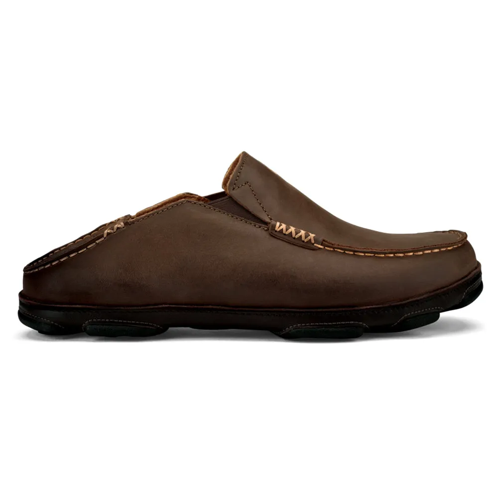 OluKai Molo Slip-On Dark Wood/Dark Java (Men's)