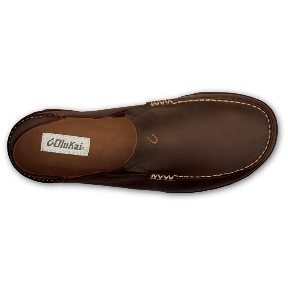 OluKai Molo Slip-On Dark Wood/Dark Java (Men's)