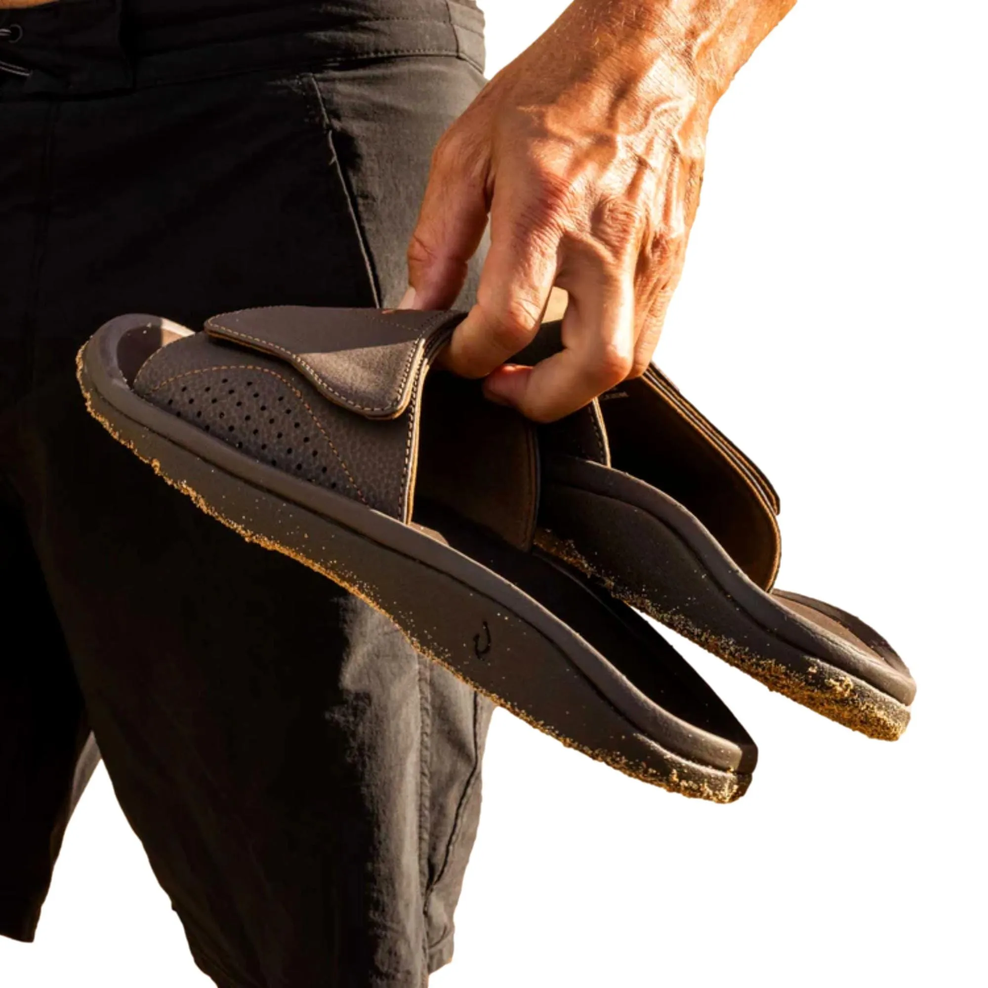 Olukai Nalu Slide Dark Java / Dark Java  10332-4848 Men's