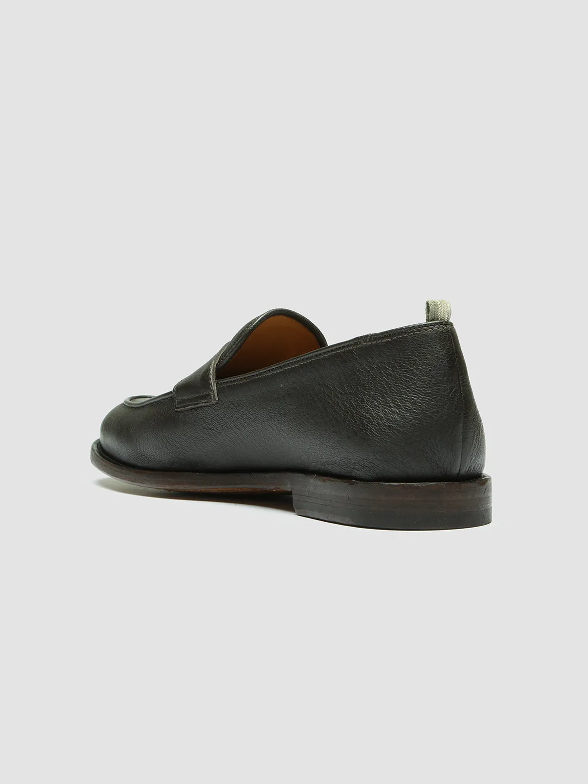 OPERA 001 - Dark Brown Leather Penny Loafers