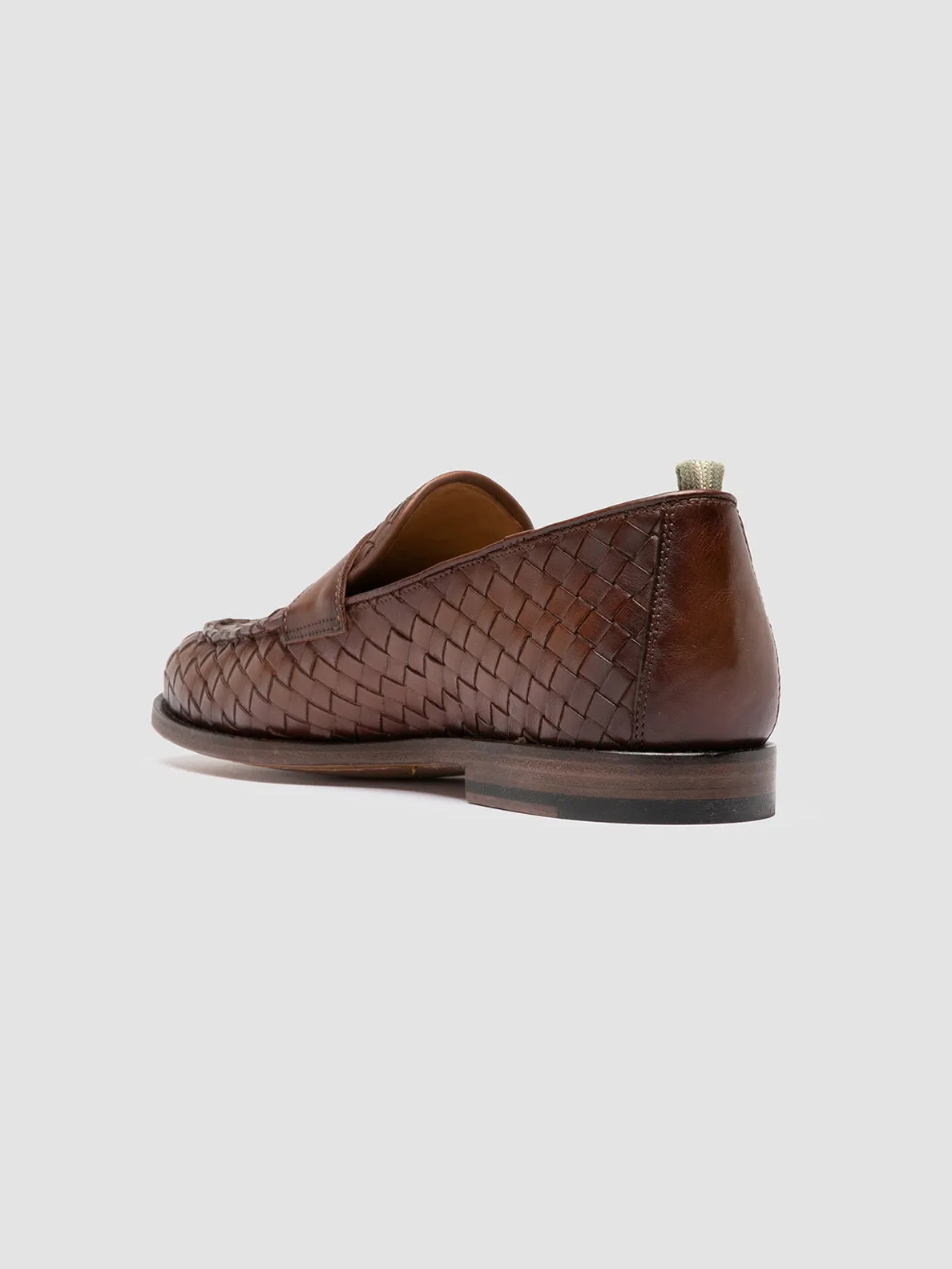 OPERA 003 - Light Brown Leather Penny Loafers
