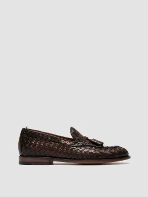 OPERA 004 - Dark Brown Leather Tassel Loafers