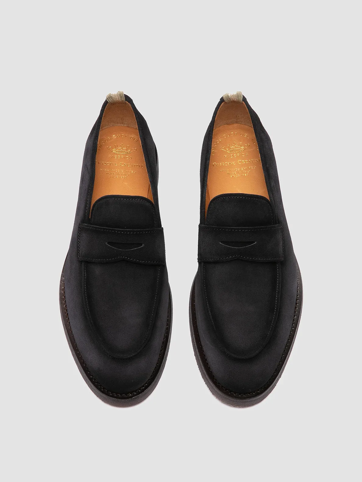 OPERA FLEXI 101 - Blue Suede Penny Loafers