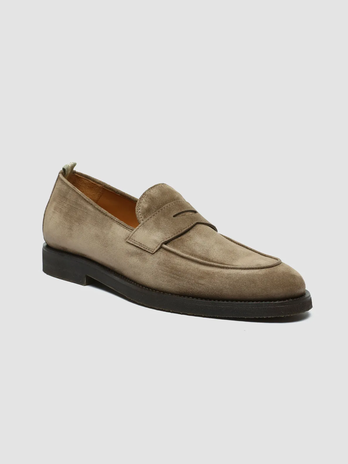 OPERA FLEXI 101 - Brown Suede Penny Loafers