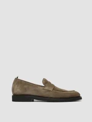OPERA FLEXI 101 - Brown Suede Penny Loafers