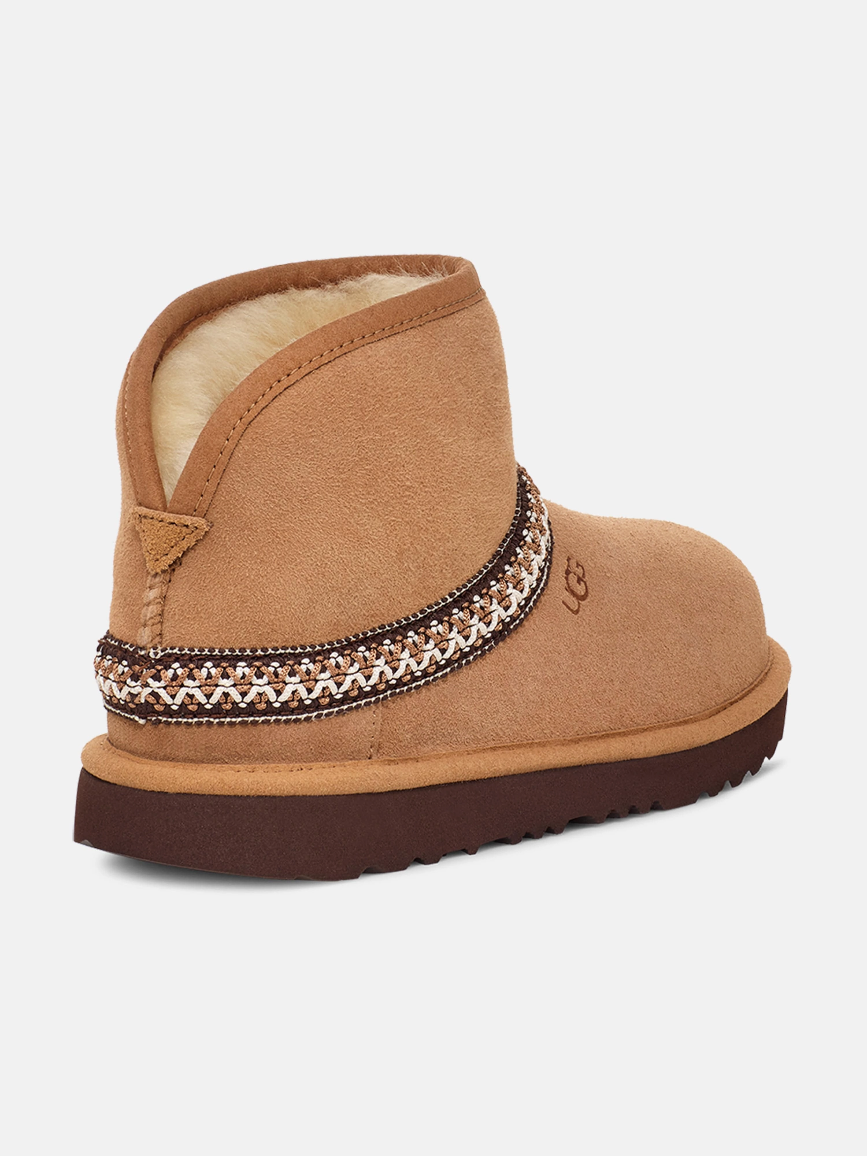 Get It Before ItS Gone UGG Kids Classic Mini Crescent Boots in Brown Vegan Leather Shoulder Bag