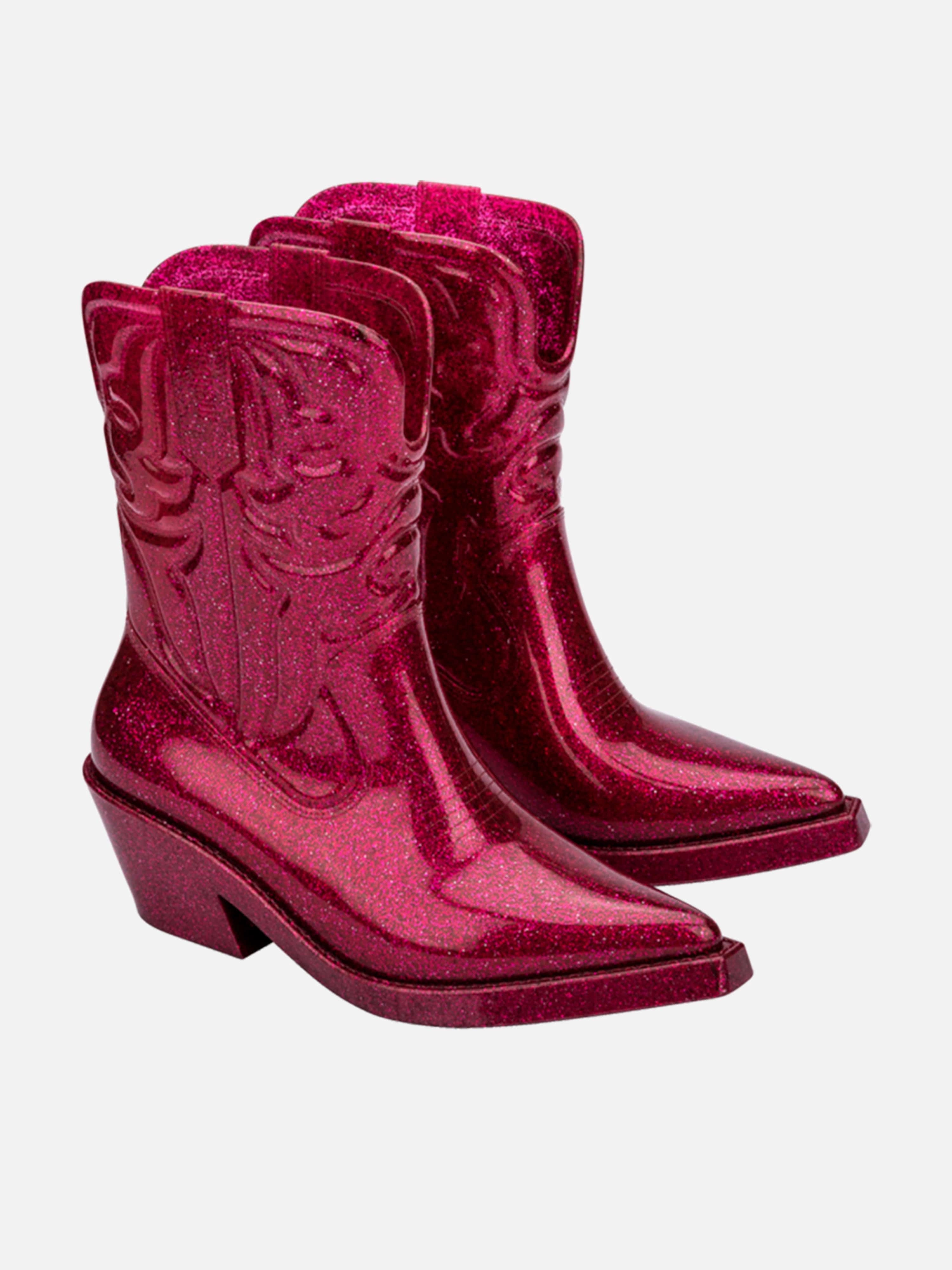 Classic Leather Briefcase Mini Melissa Girls Texas Boots in Pink