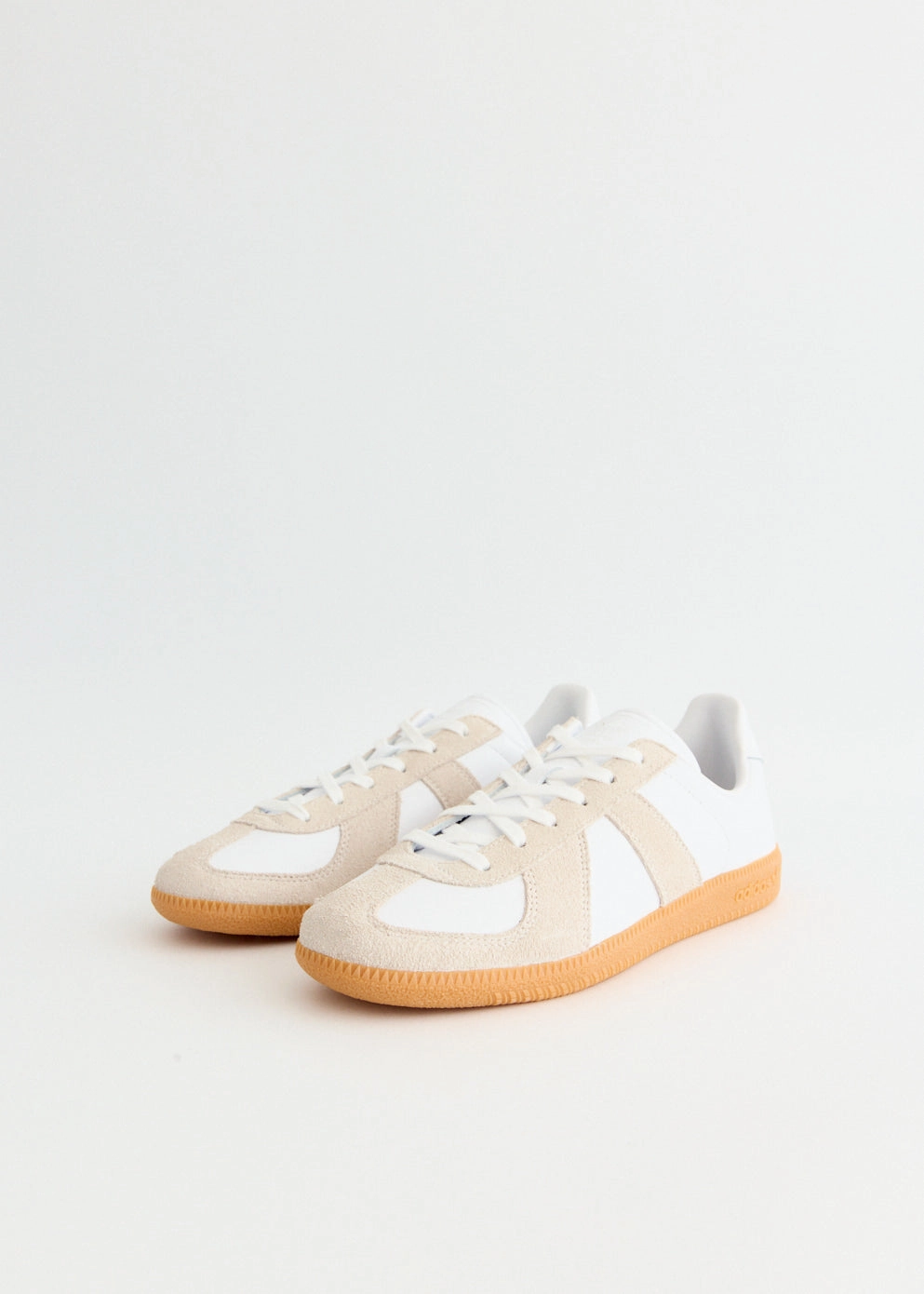 Pastel Pink Mini Handbag, Vintage Leather Shoulder Bag, Seamless Style BW Army 'White' Sneakers