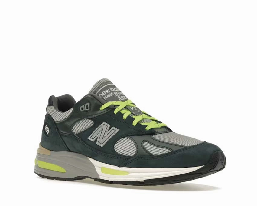 Handmade Perfection New Balance 991v2 Made in UK Patta "Sea Moss" Built For The Wild