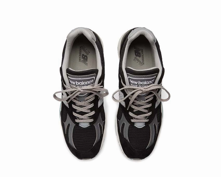 Rfid Blocking, Perfect Fit, White Canvas Tote Bag New Balance 991 Made in UK "Black Smoked Pearl"