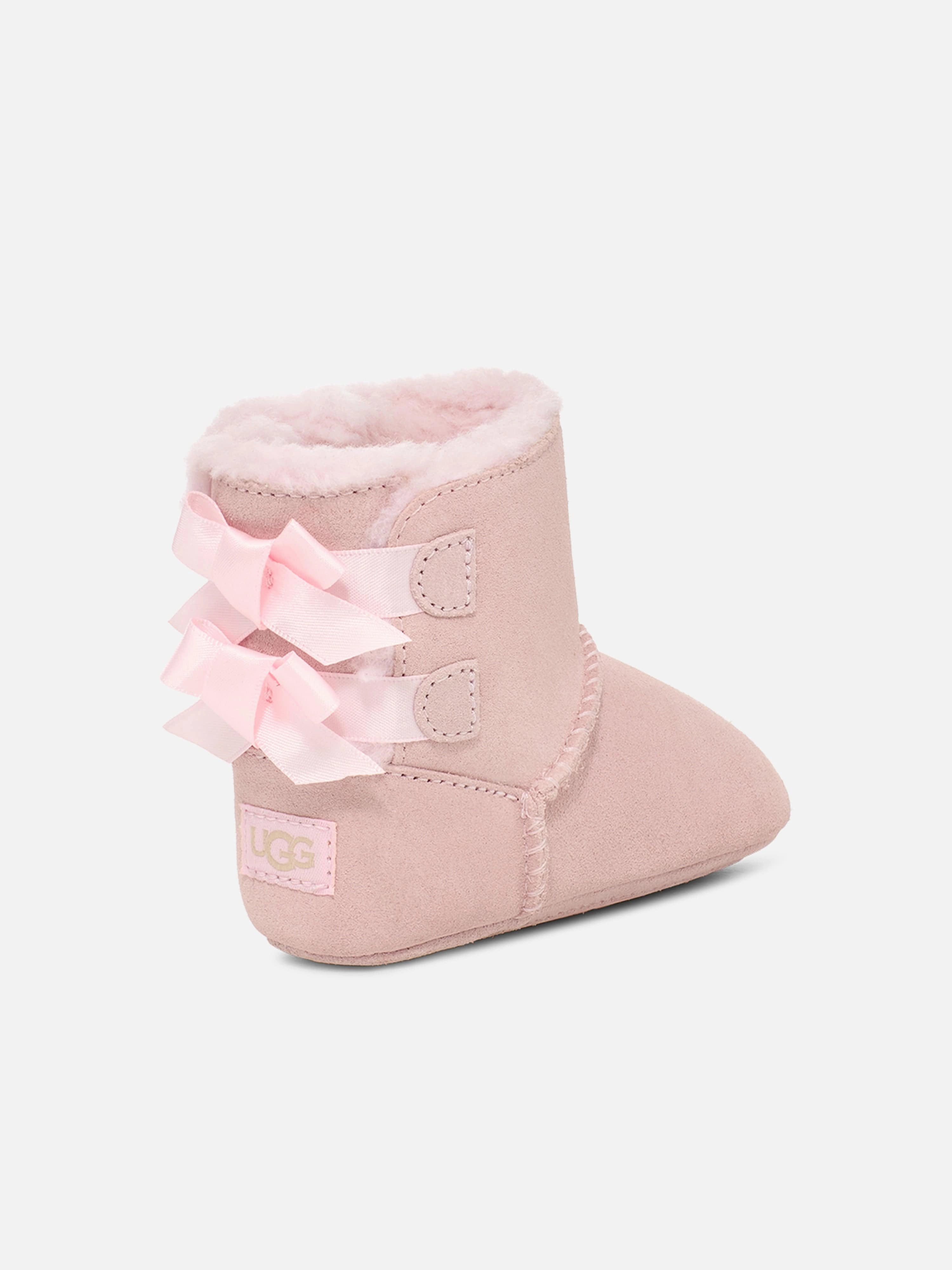 Limited Time Offer UGG Baby Girls Bailey Bow Boots in Pink