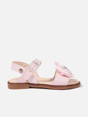 WomenS Leather Tote Bag Original Feature Andanines Girls Bow Sandals in Pink Safe design discount