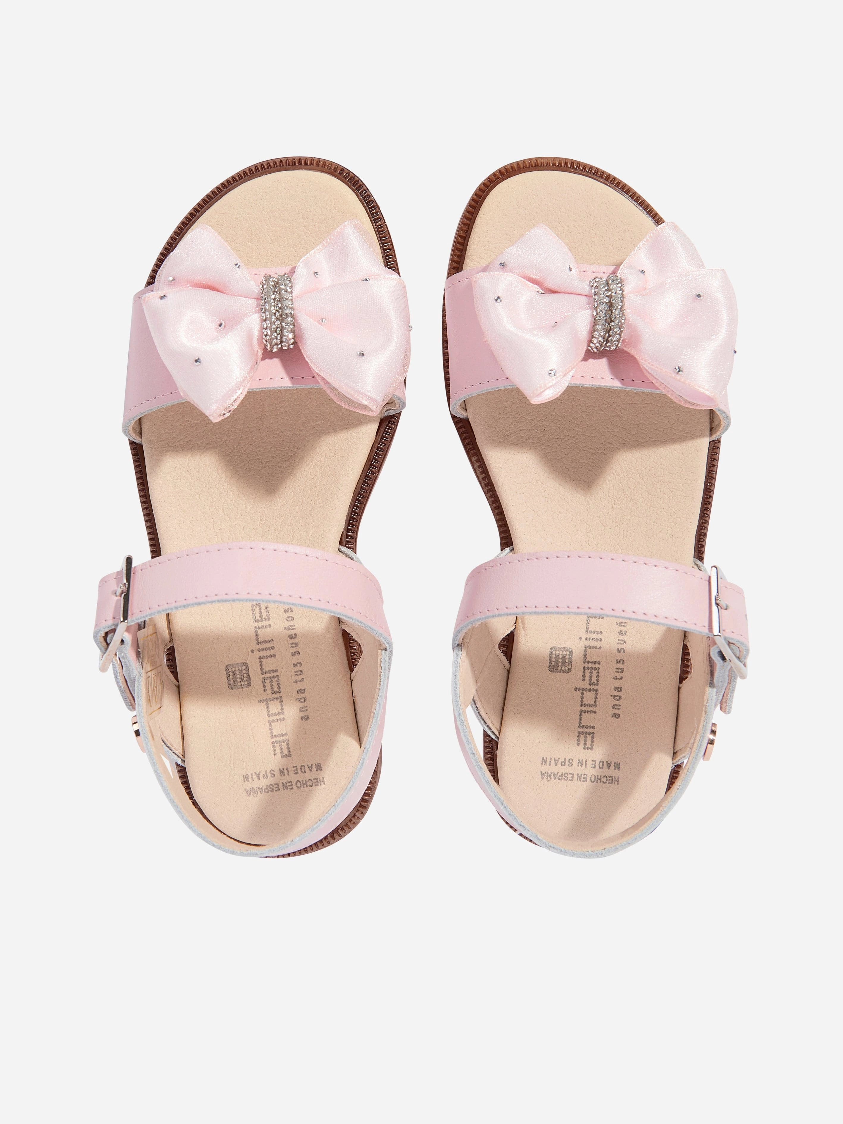 Your Style, Your Way Andanines Girls Bow Sandals in Pink High-Speed Performance