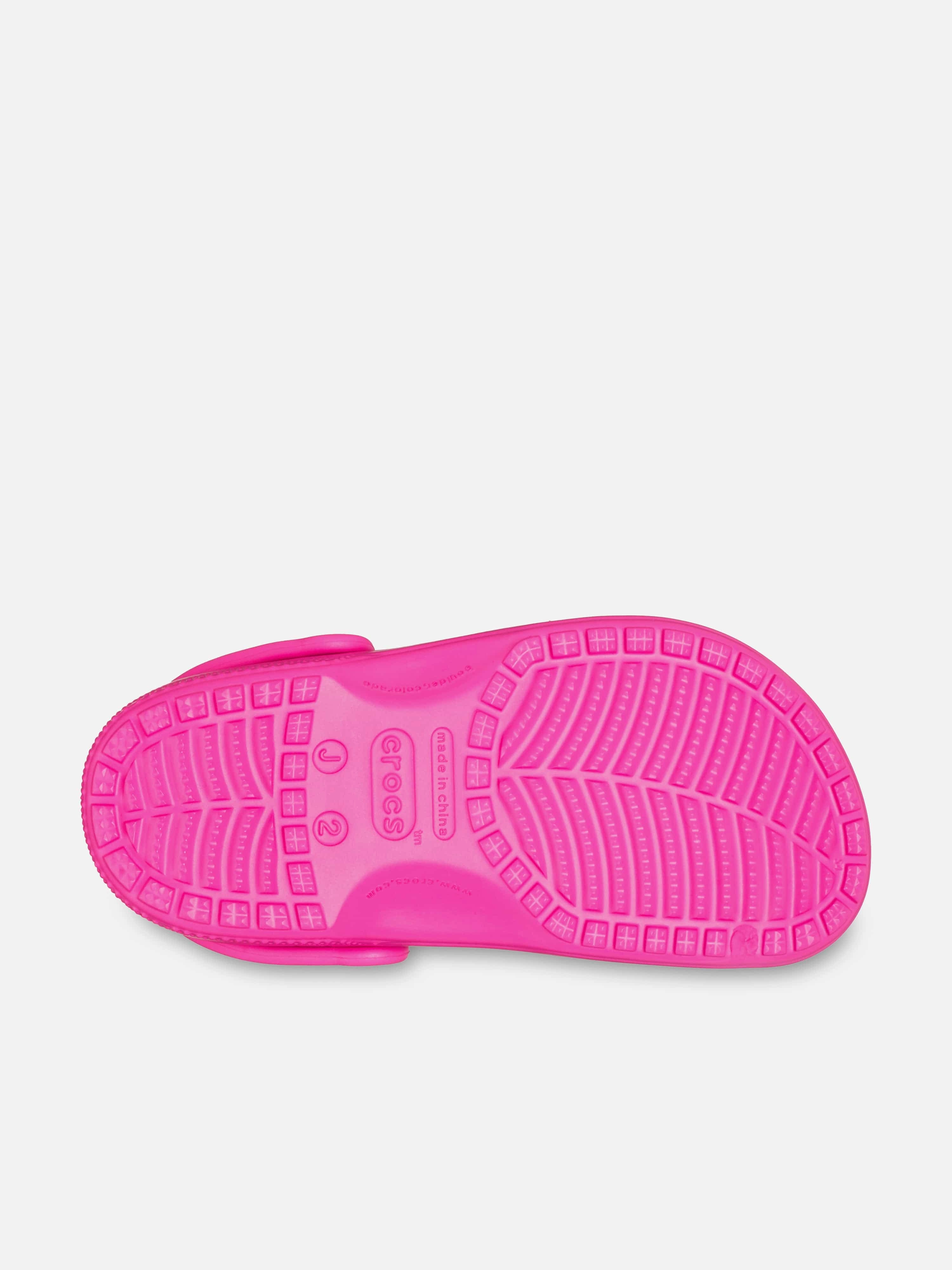 Flawless Finish Crocs Girls Classic Clogs in Pink