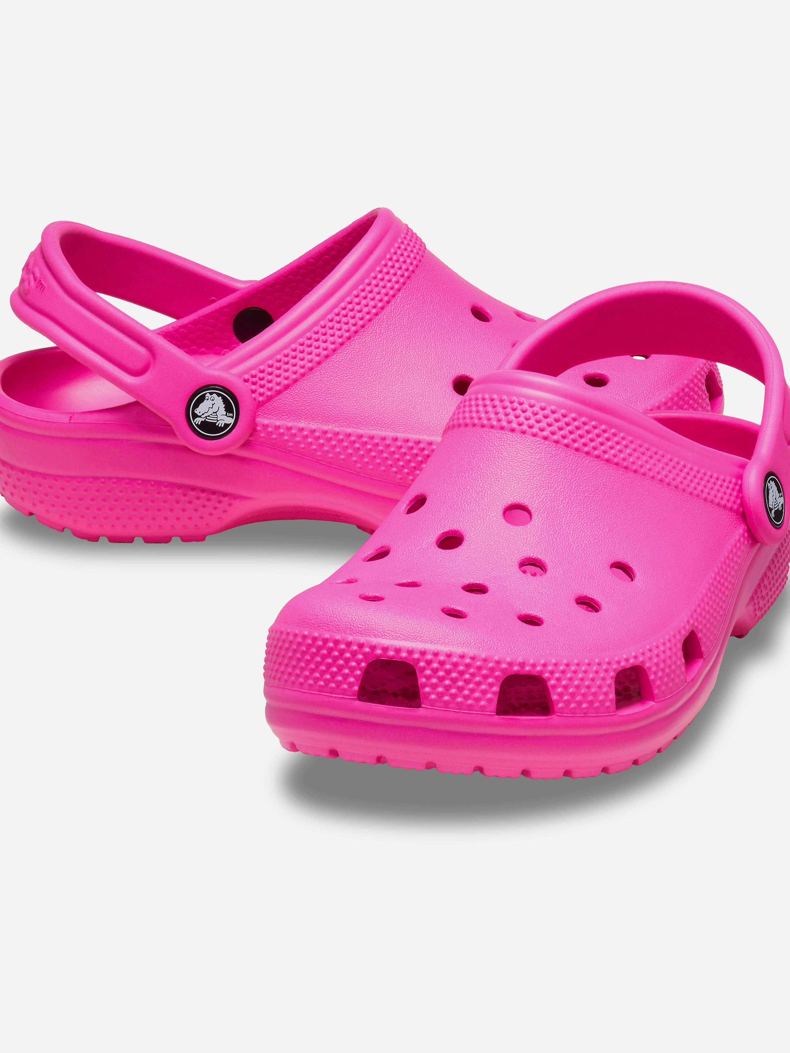 Crocs Girls Classic Clogs in Pink Yellow Beach Tote, Click. Shop. Done., This Is A Steal