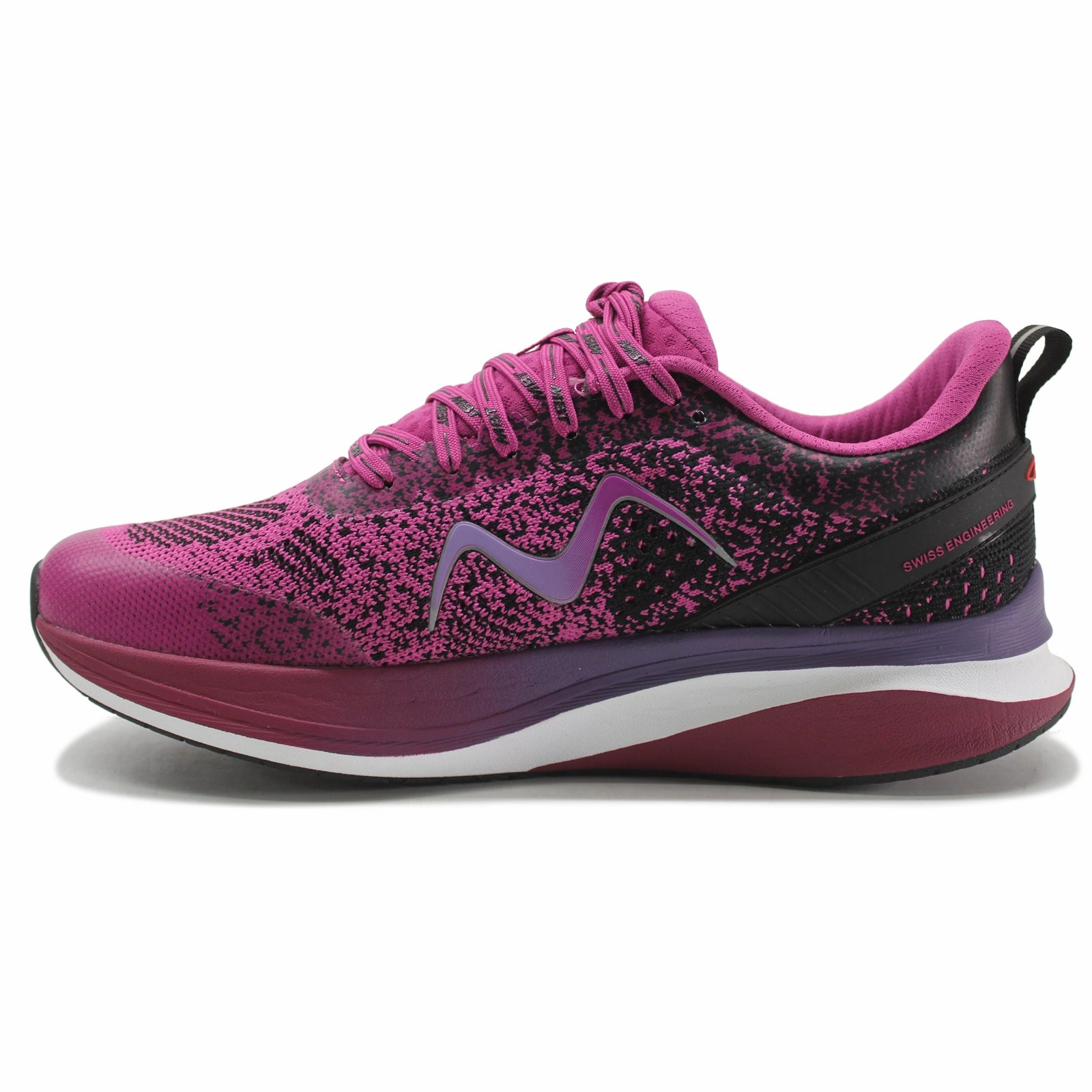 MBT Huracan 3000 Textile Synthetic Women's Low Top Black Orchid Flower Trainers Best For Workouts